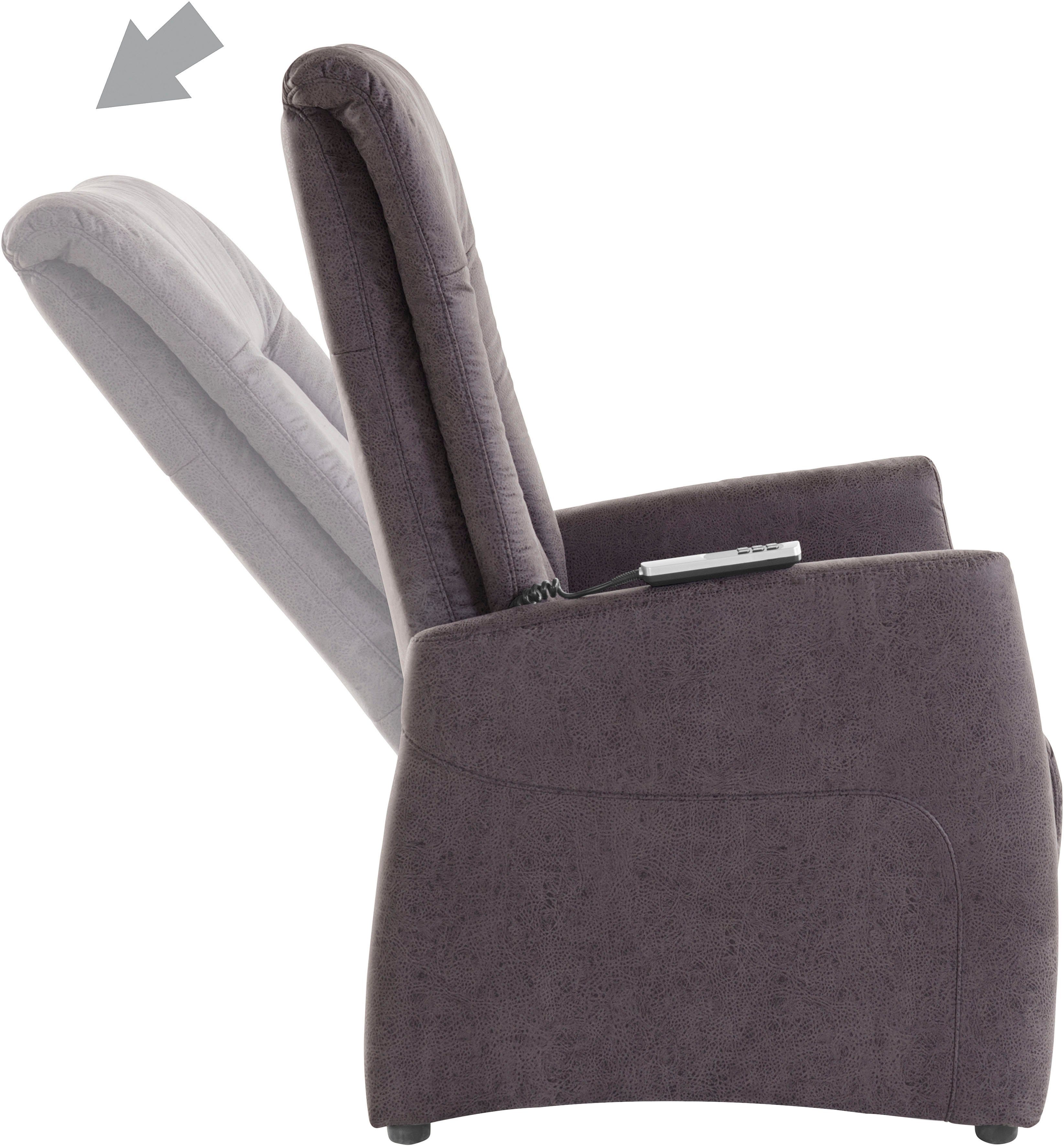 sit&more Relaxfauteuil MELISSA naar keuze elektrisch of handmatig verstelbaar, optioneel opstahulp
