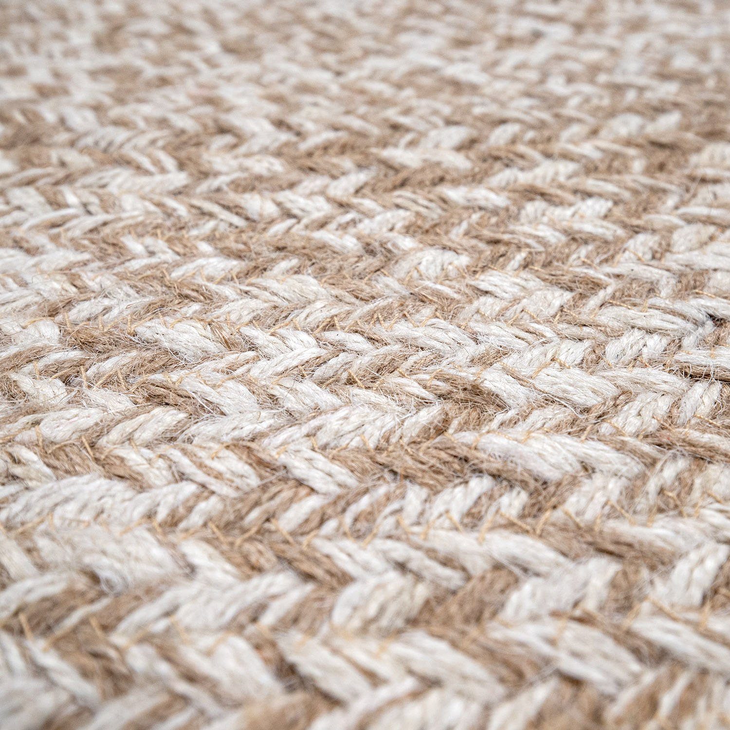 Paco Home Vloerkleed Viborg 595 Jute, modern, boho, met de hand gemaakt vloerkleed van natuurmateriaal