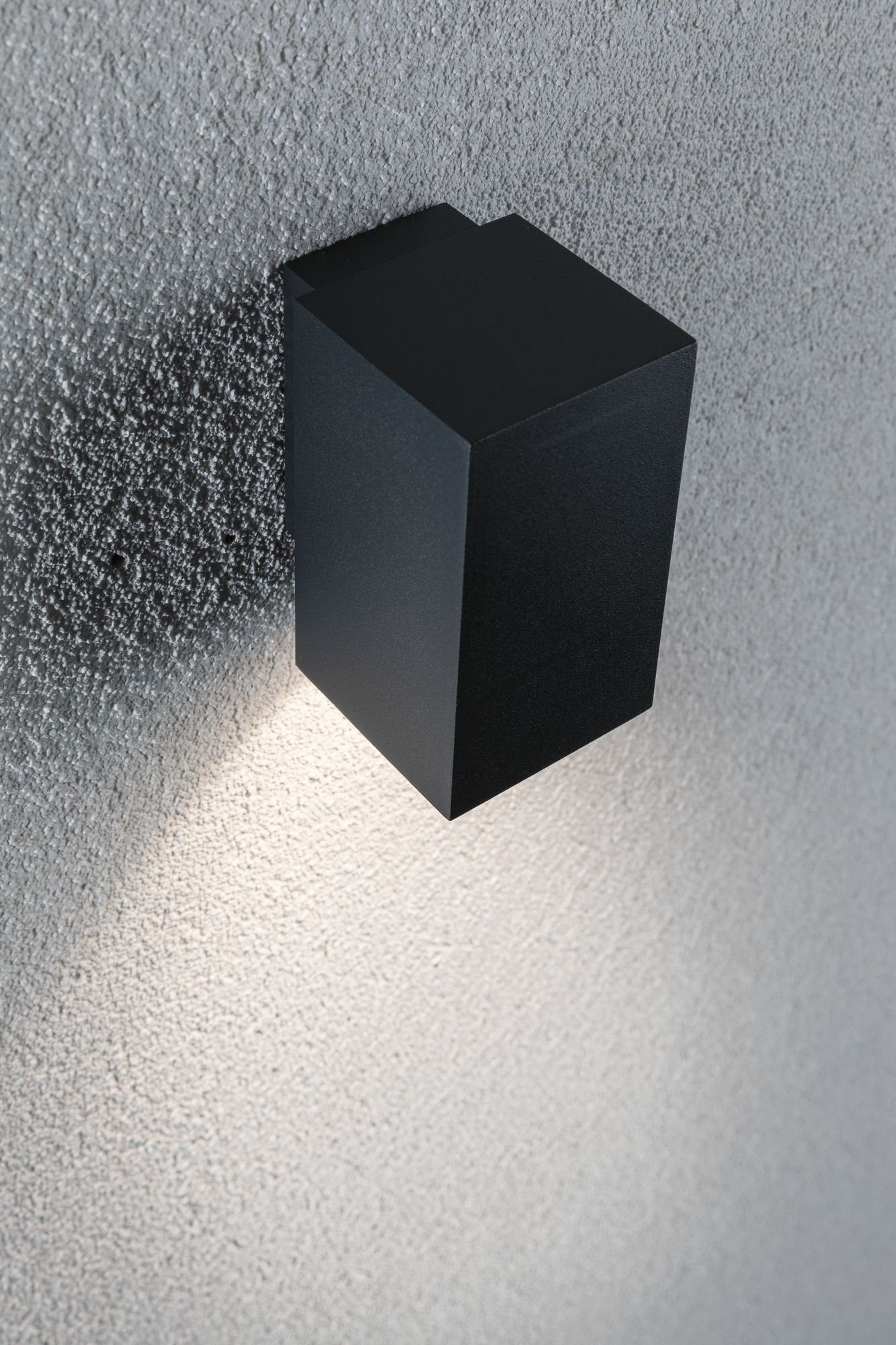 Paulmann Led-wandlamp voor buiten Flame vierkant 58x75mm 3000K 3,8W 320lm 230V aluminium (1 stuk)
