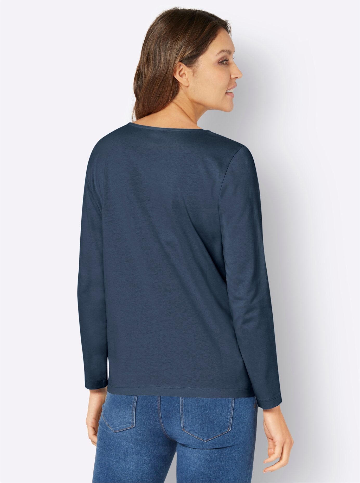 Classic Basics Shirt met lange mouwen (1-delig)