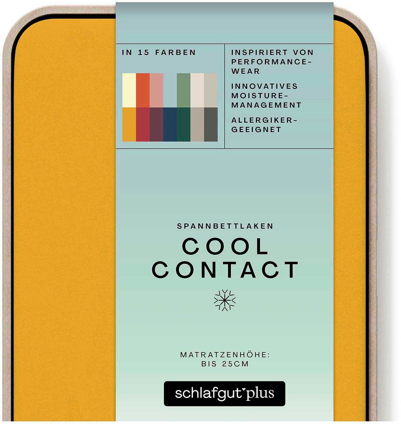 Schlafgut Hoeslaken Cool Contact 100% gekamd microvezel (1 stuk)