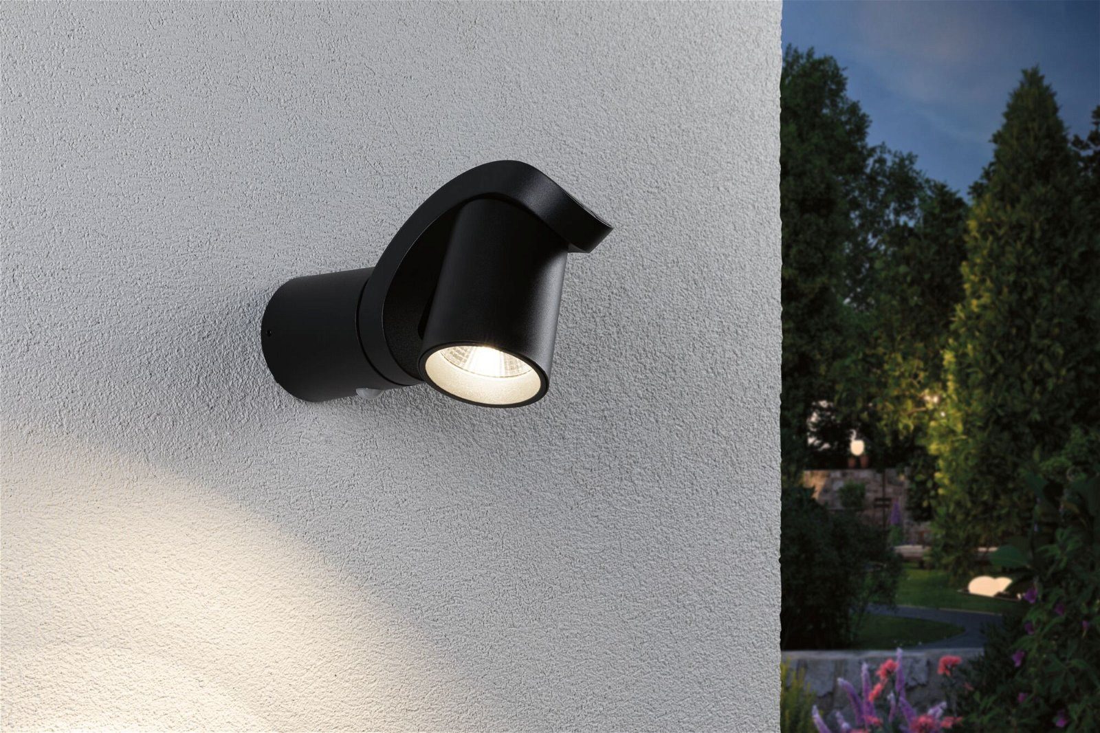 Paulmann Led-wandlamp voor buiten Cuff IP44 76x217mm 3000K 10W 700lm 230V 70° aluminium (1 stuk)