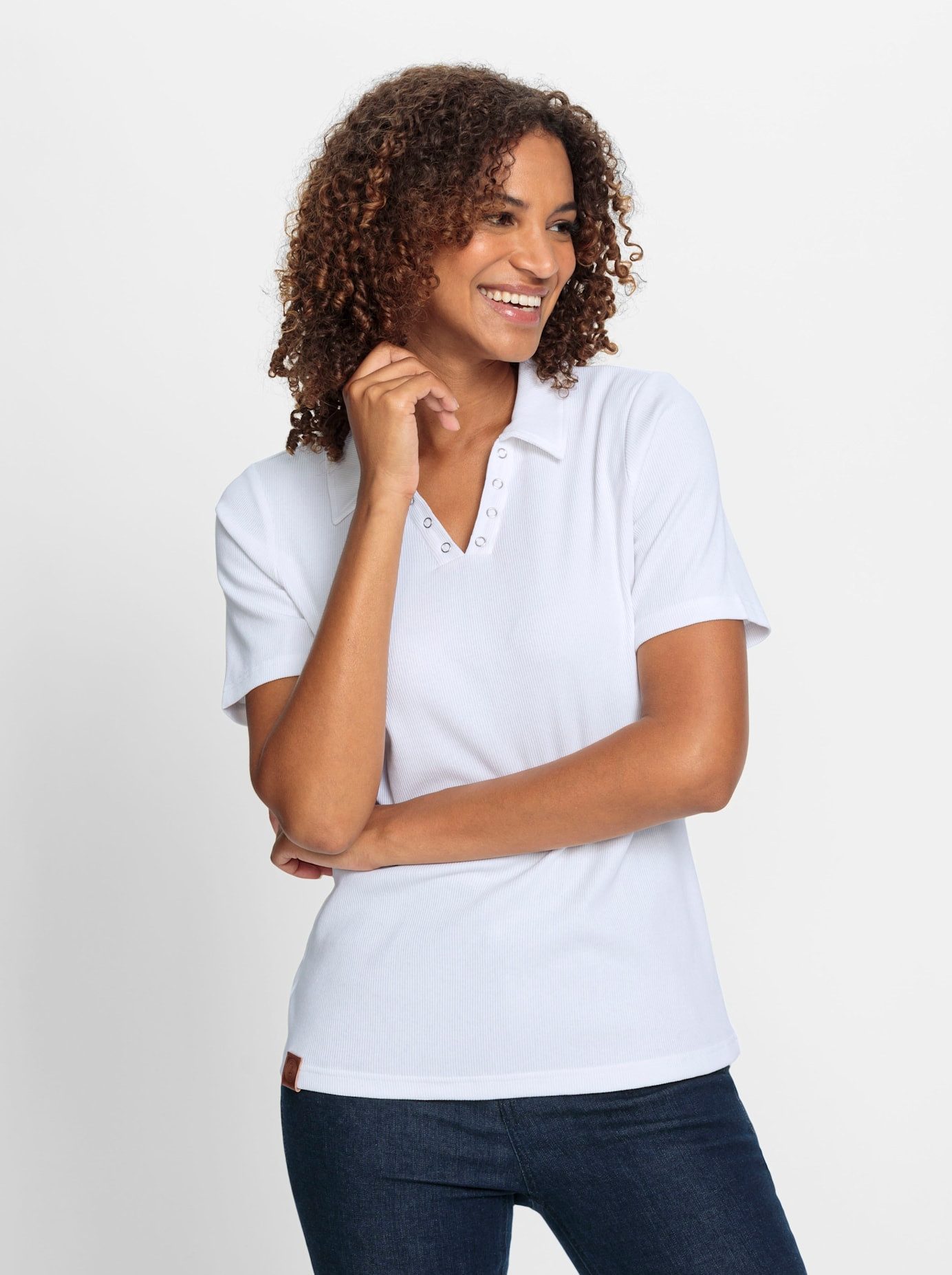 Casual Looks Poloshirt (1-delig) dames polo's maat 38 wit