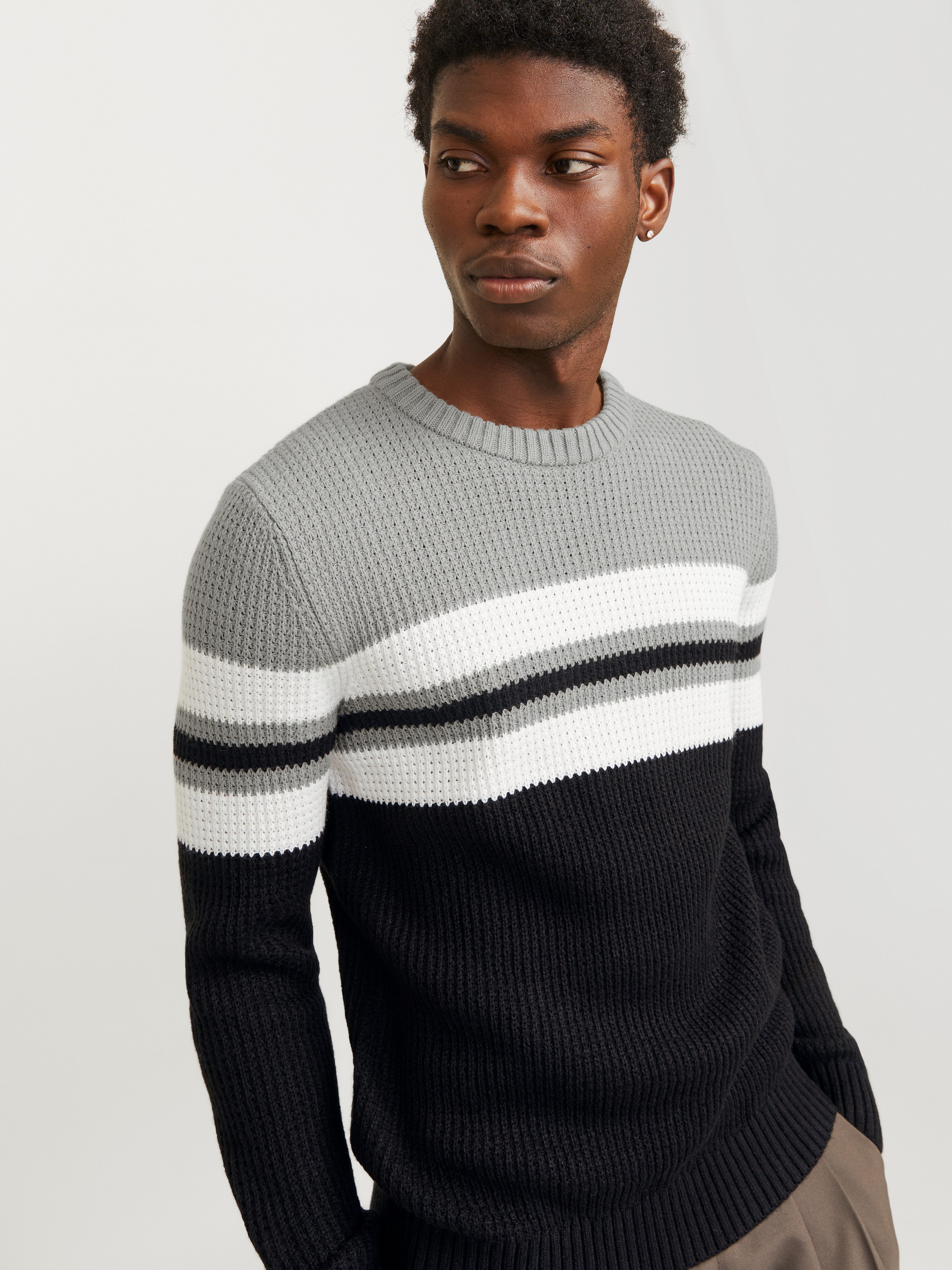 Jack & Jones Trui met ronde hals JJSANDER KNIT CREW NECK