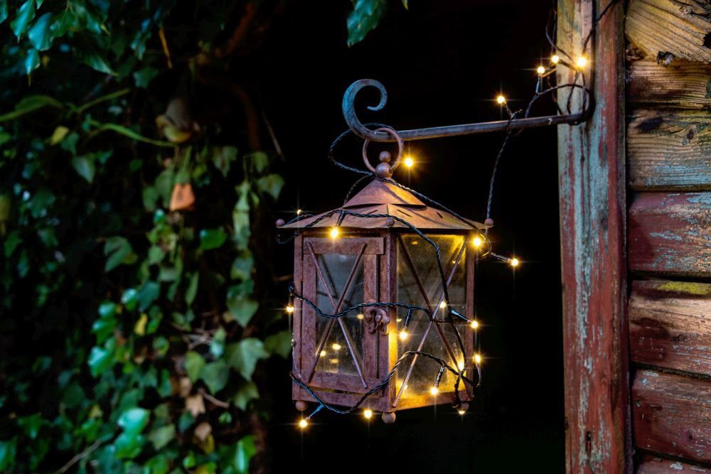 KONSTSMIDE Led-lichtsnoer Kerstversiering buiten gevroren, 80 warmwitte diodes