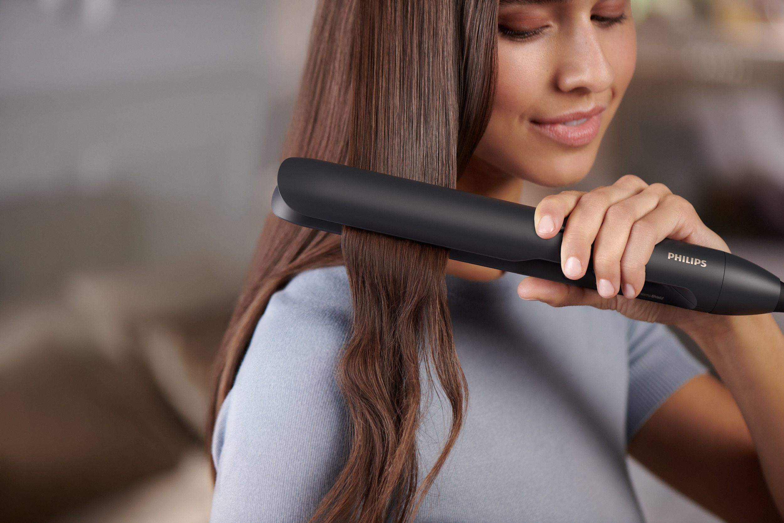 Philips Straightener Series 5000 BHS510/00 met thermoshield technologie, ionisatie functie, 12 instellingen