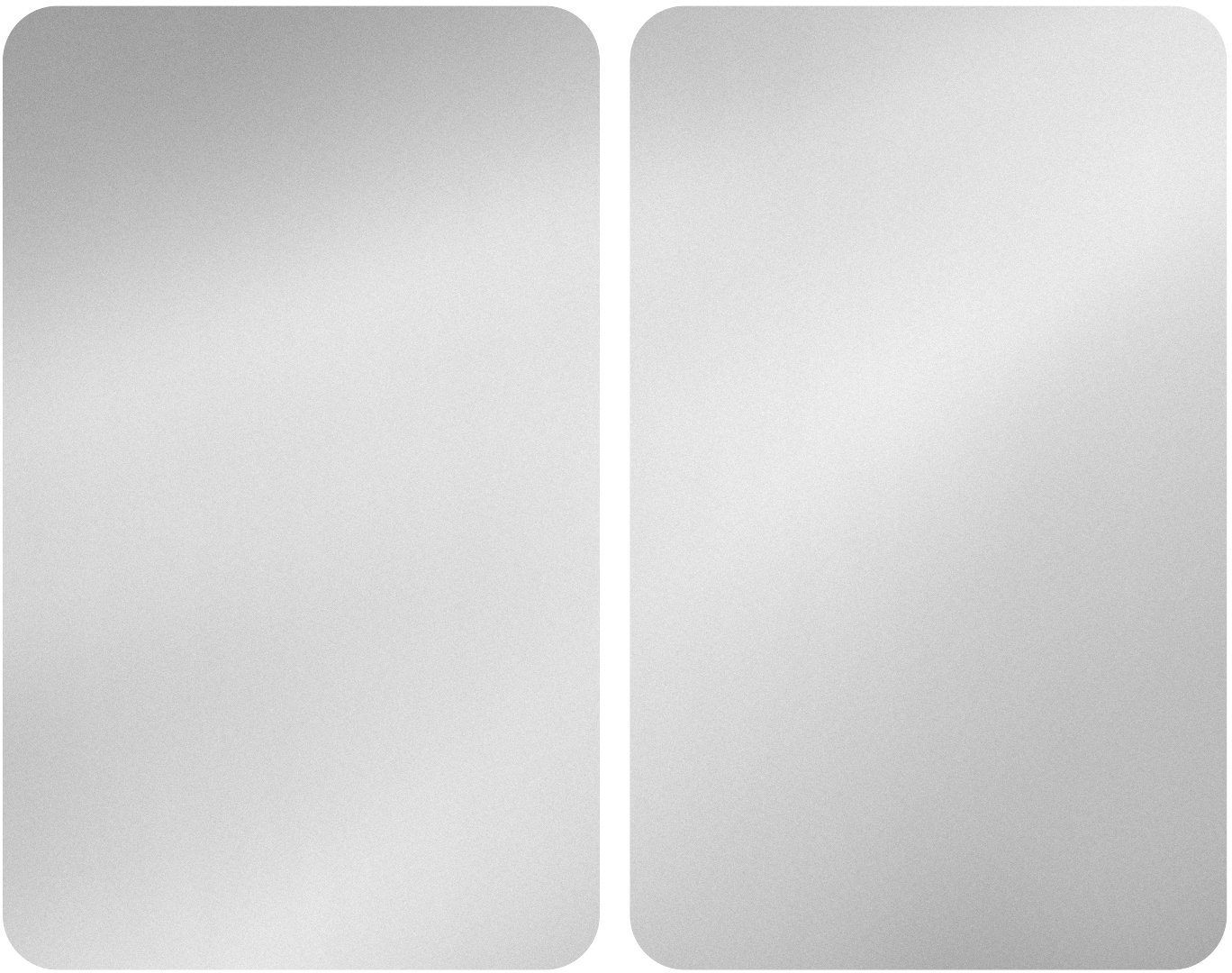 WENKO Kookplaatdeksel Universal Model Silber voor alle soorten kachels (set, 2-delig) accessoires zilver