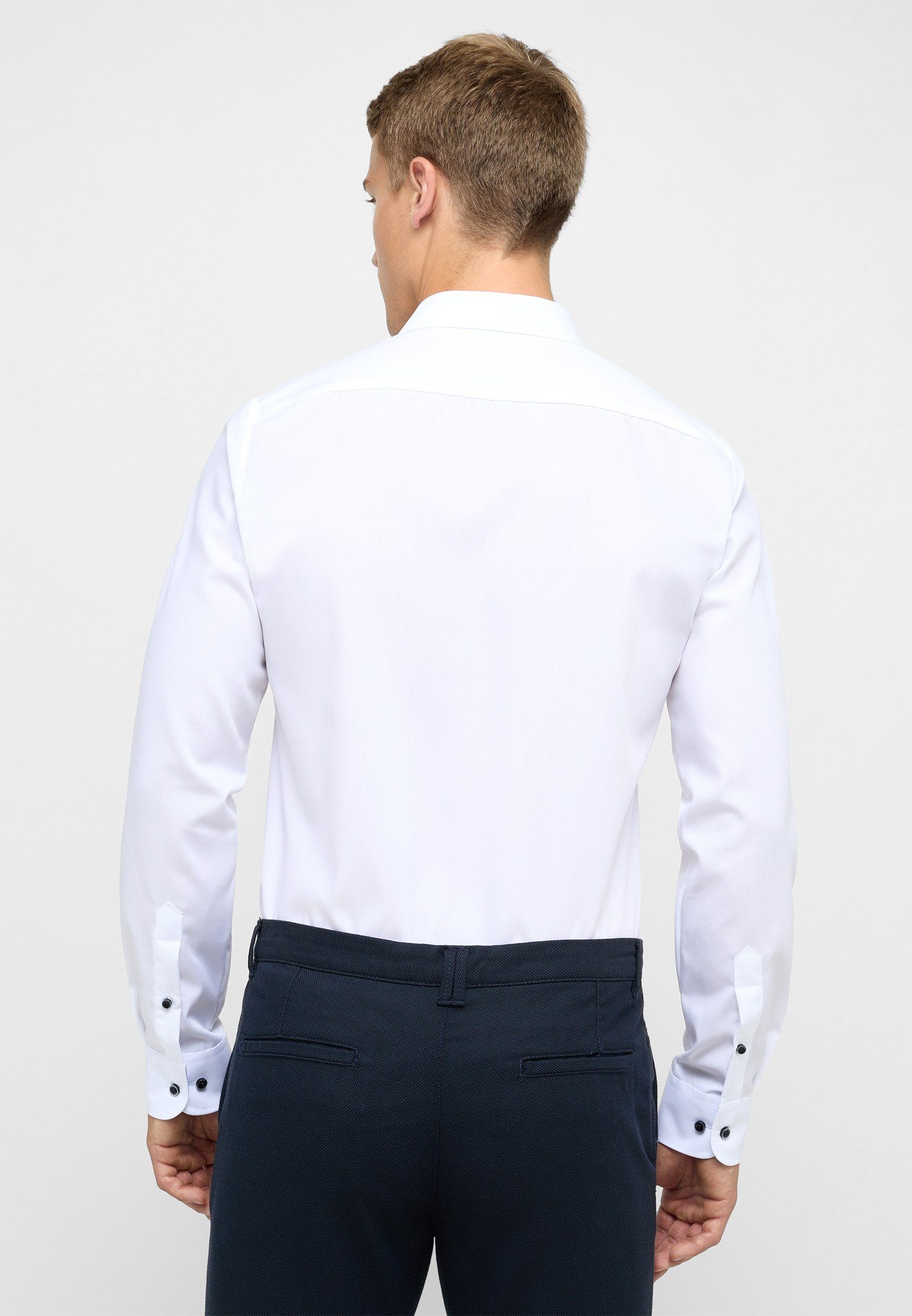 Eterna Overhemd met lange mouwen Slim fit