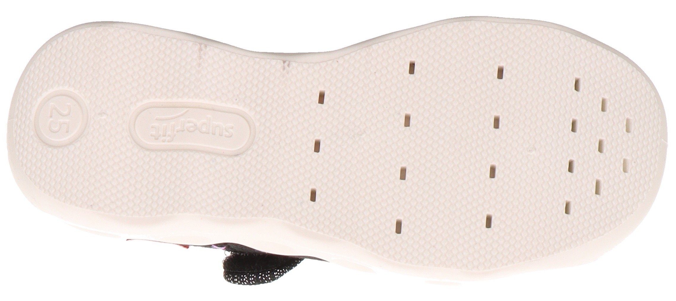 Superfit Pantoffels BUBBLE WMS: Middel Kinderschoen met klittenband, sterretjes, maat sjabloon om te downloaden