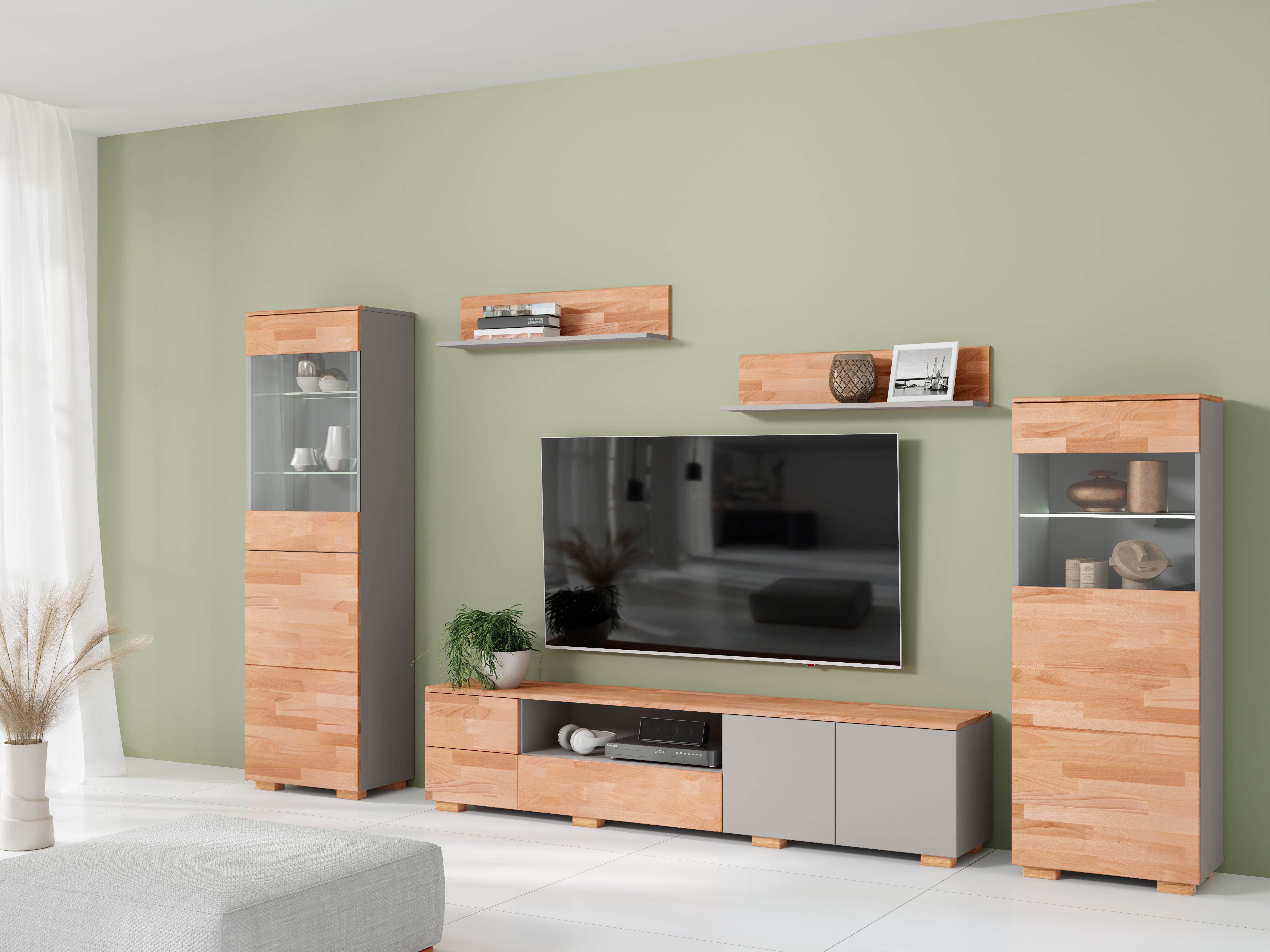 Home affaire Wandmeubel mooie moderne look (5-delig)