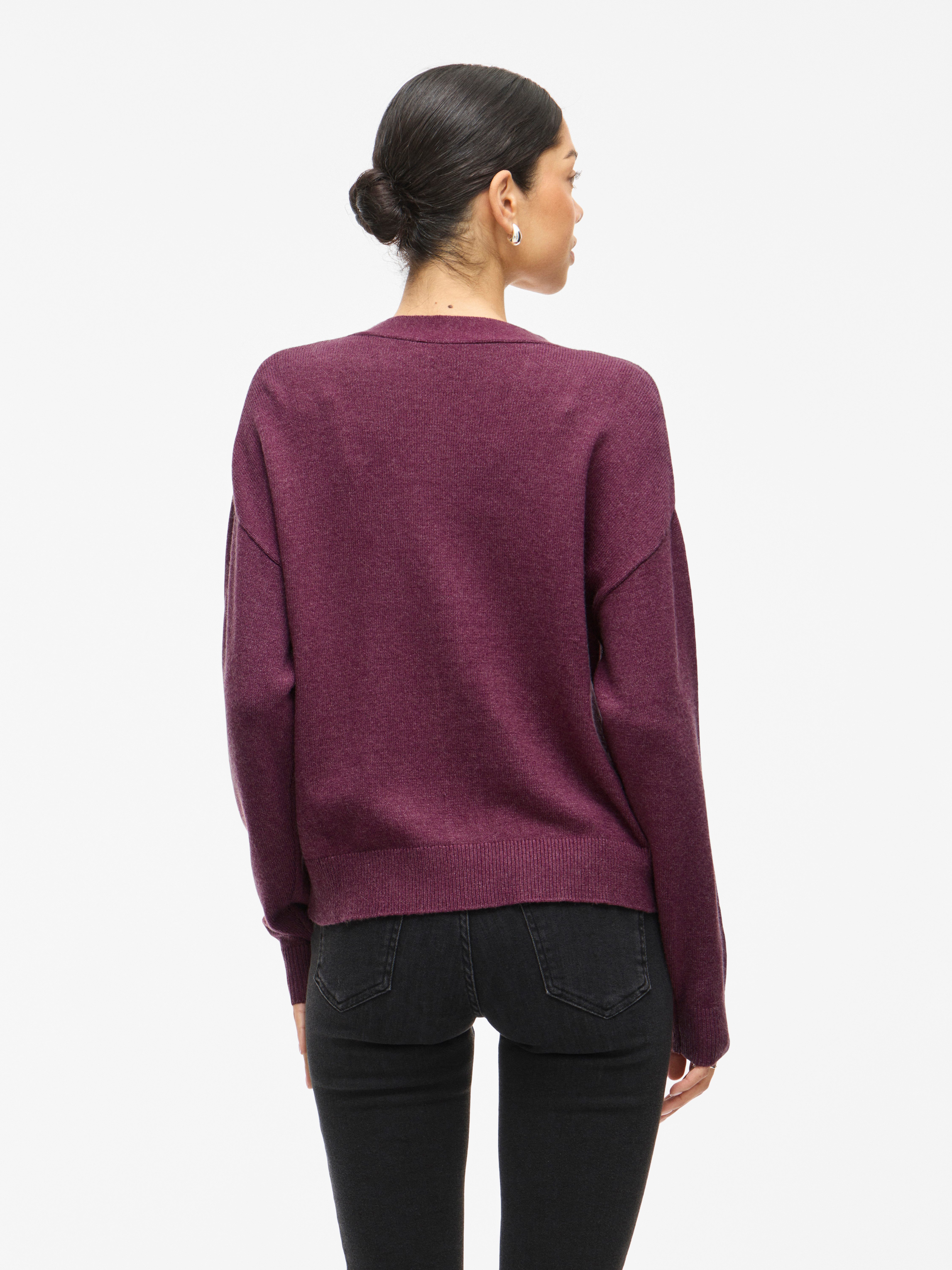 Vila Vest VIRIL V-NECK KNIT CARDIGAN - NOOS