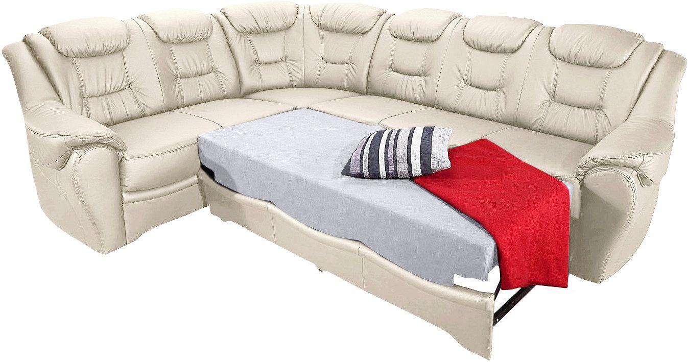 sit&more Hoekbank Bellevue L-vorm optioneel met slaapfunctie