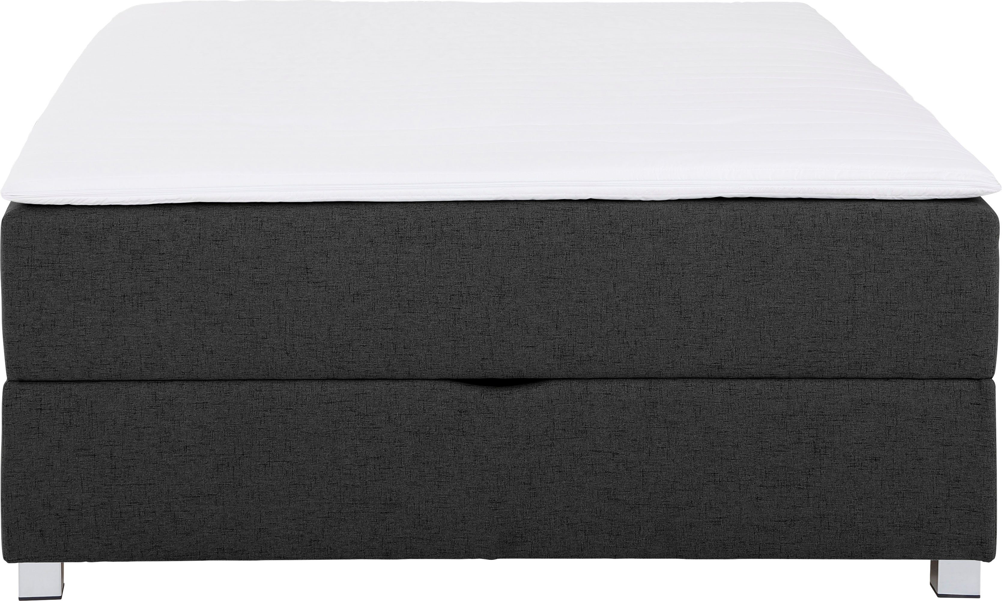 INOSIGN Boxspring Alexis zonder hoofdbord - ideaal voor ruimtes met schuine plafonds, in 4 breedten
