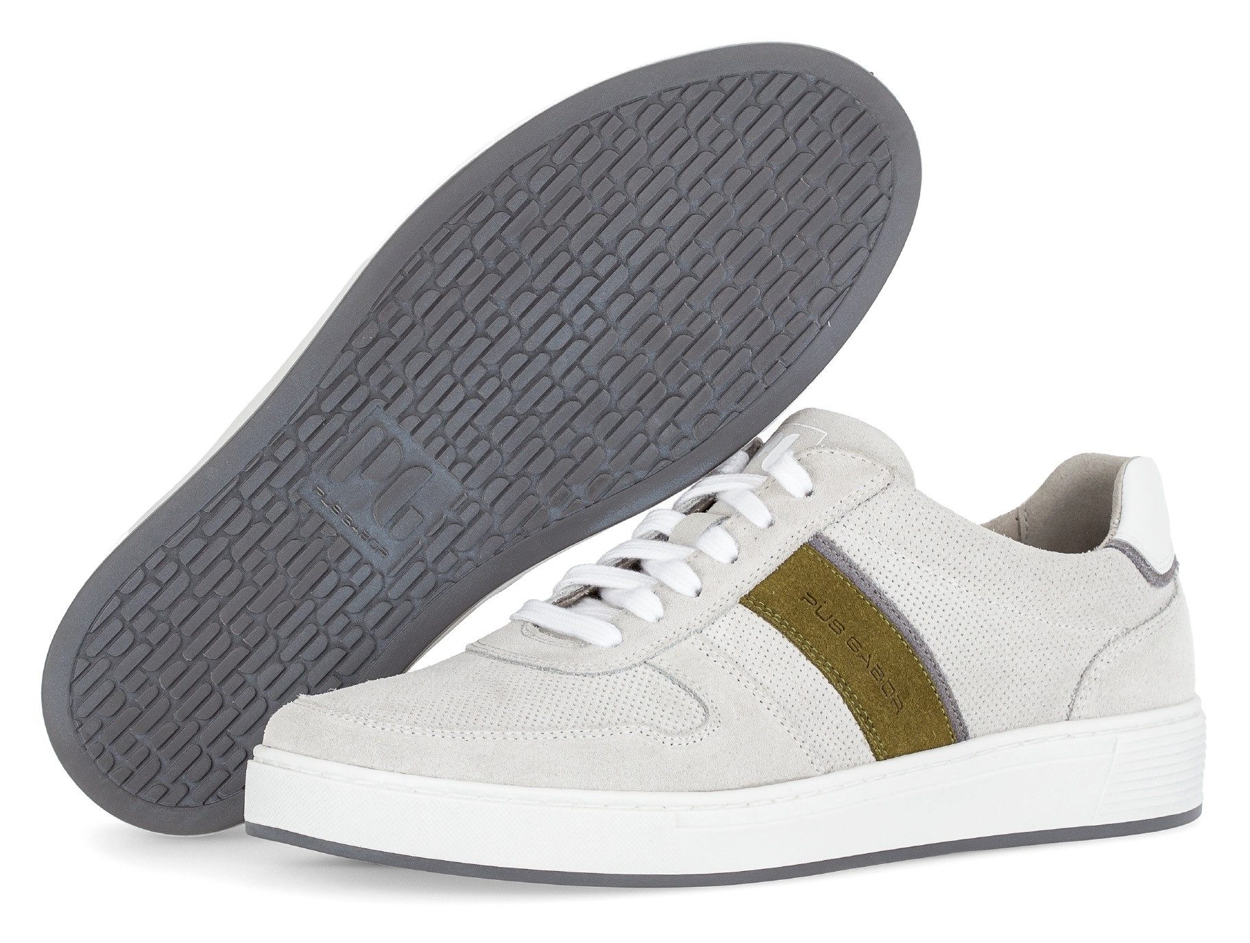 Pius Gabor Sneakers , vrijetijdsschoen, lage schoen, veterschoen met contrastafwerking, breedte g