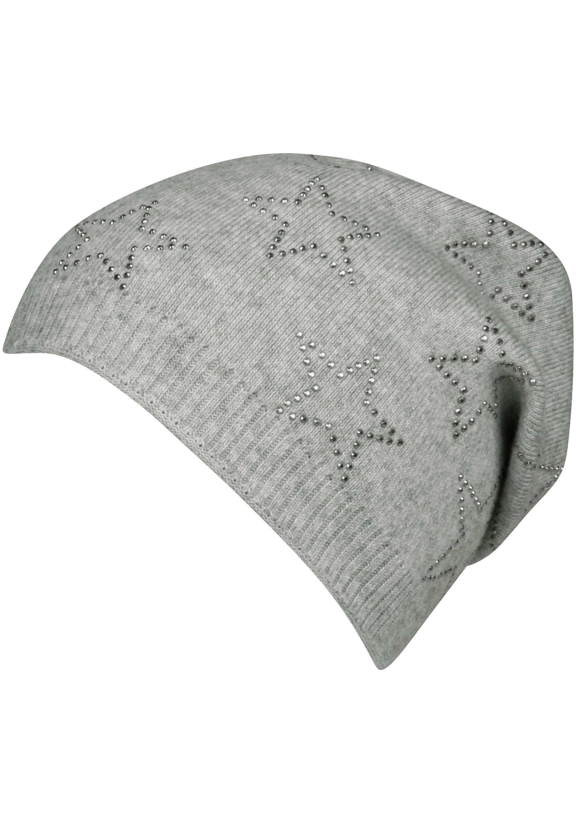 Capelli New York Beanie met siersteentjes