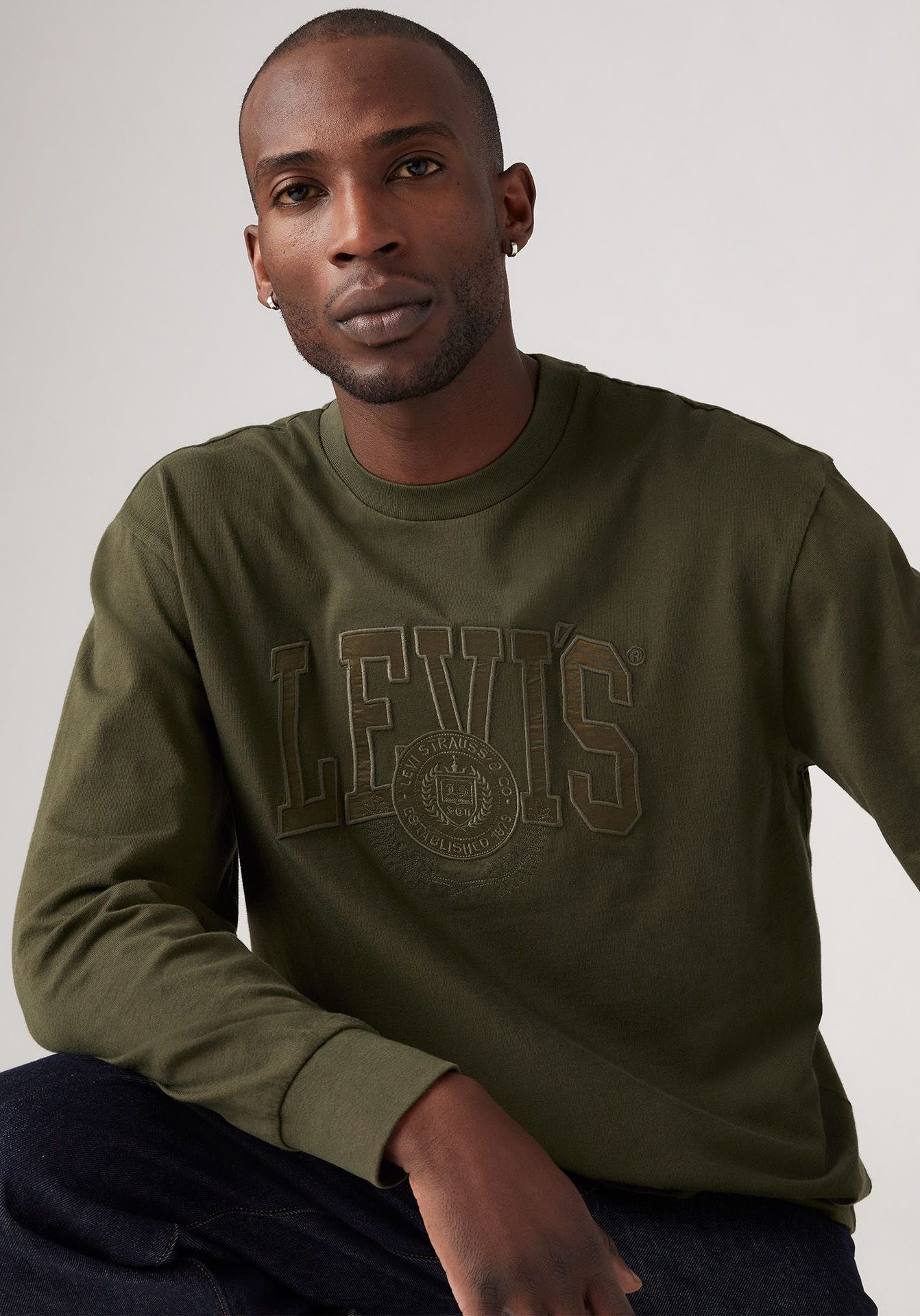 Levi's® Shirt met lange mouwen LS GRAPHIC AUTHENTIC TEE