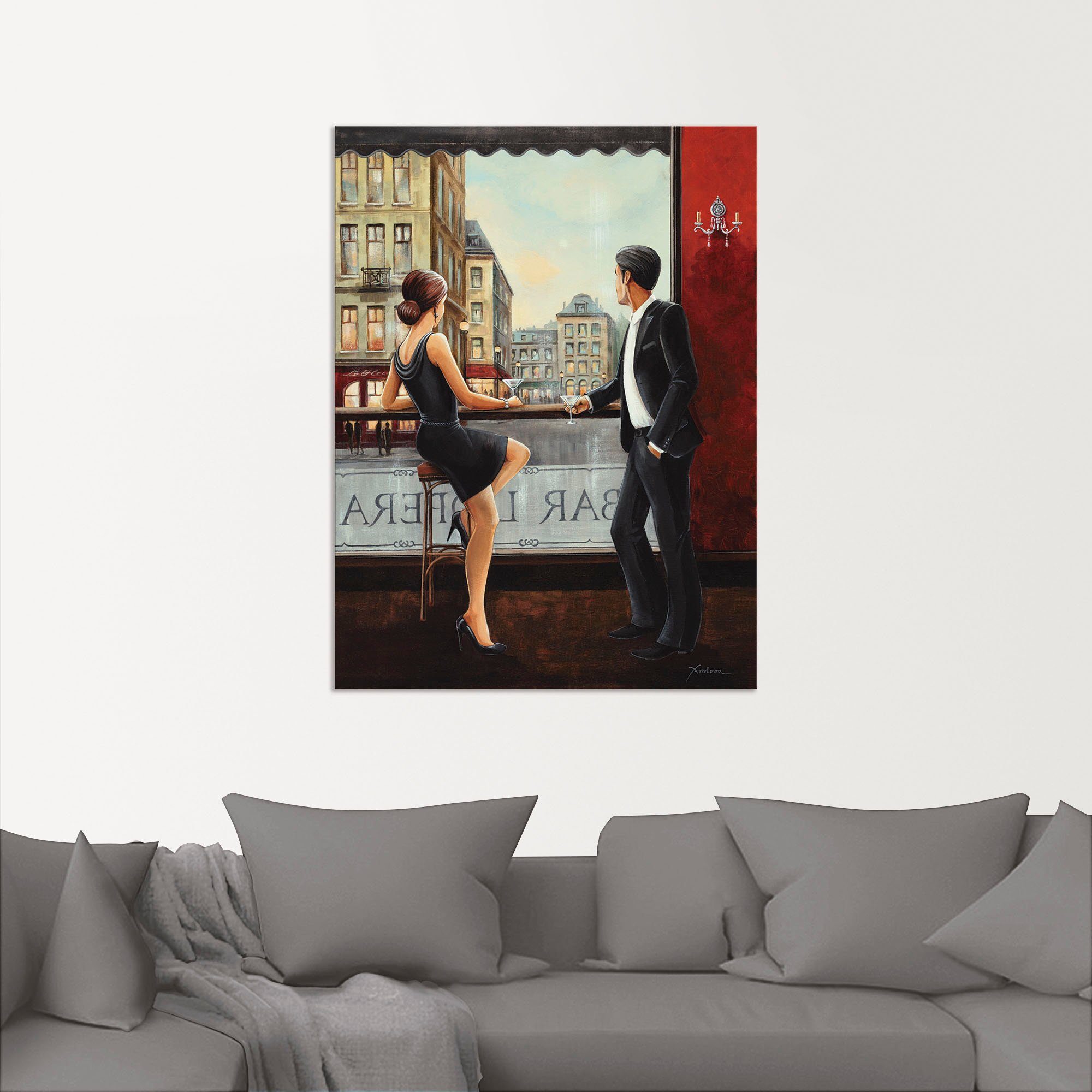Artland Artprint Beer als artprint van aluminium, artprint voor buiten, artprint op linnen, poster, muursticker