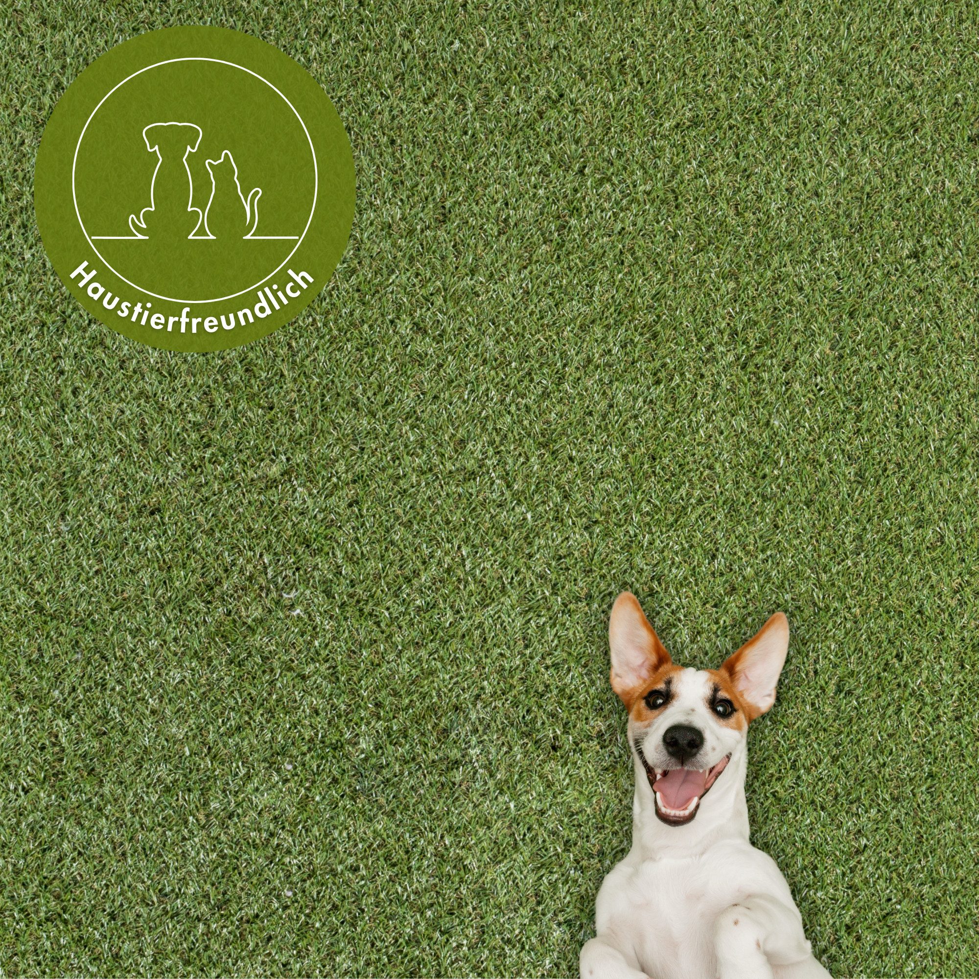 my home Kunstgras Havanna voor balkon & terras, realistische graslook, met drainagegaten