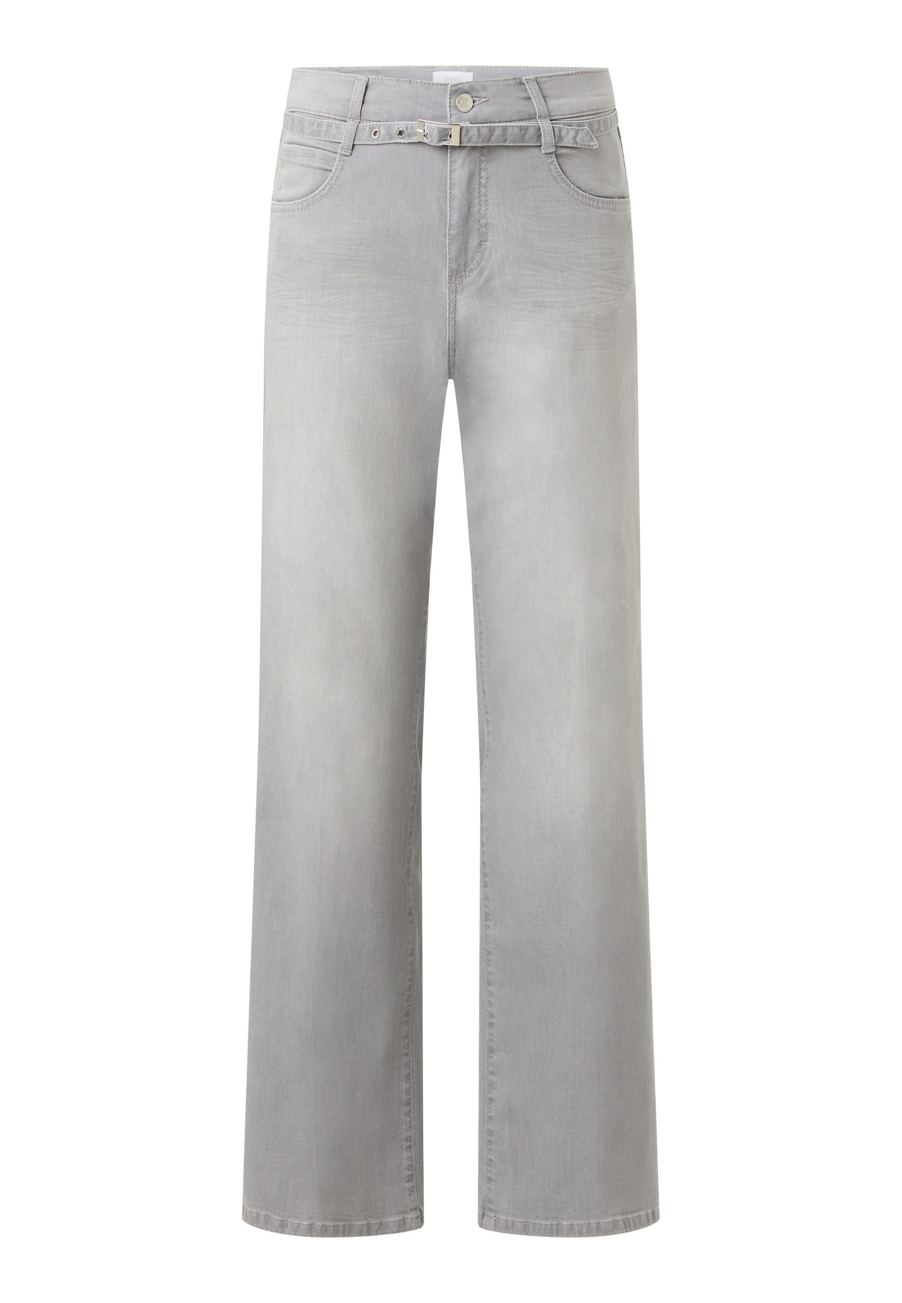 ANGELS Relax fit jeans LIZ BELT met geïntegreerde riem