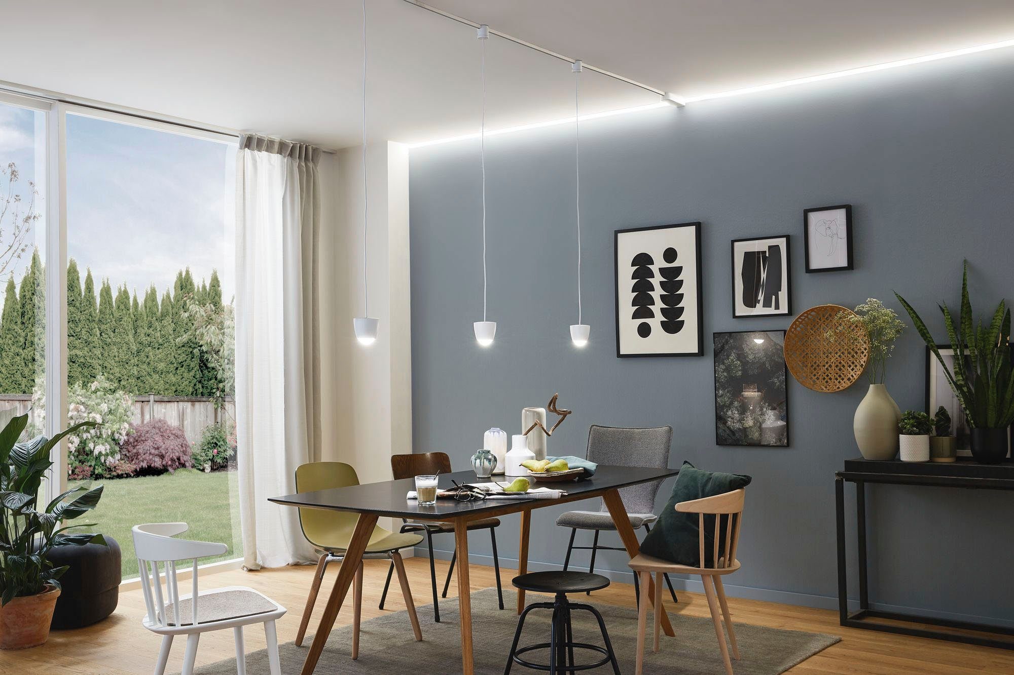 Paulmann Led-strepen Delta profiel met diffuser 1m alu geanodiseerd, satijn, alu/kunststof (1 stuk)