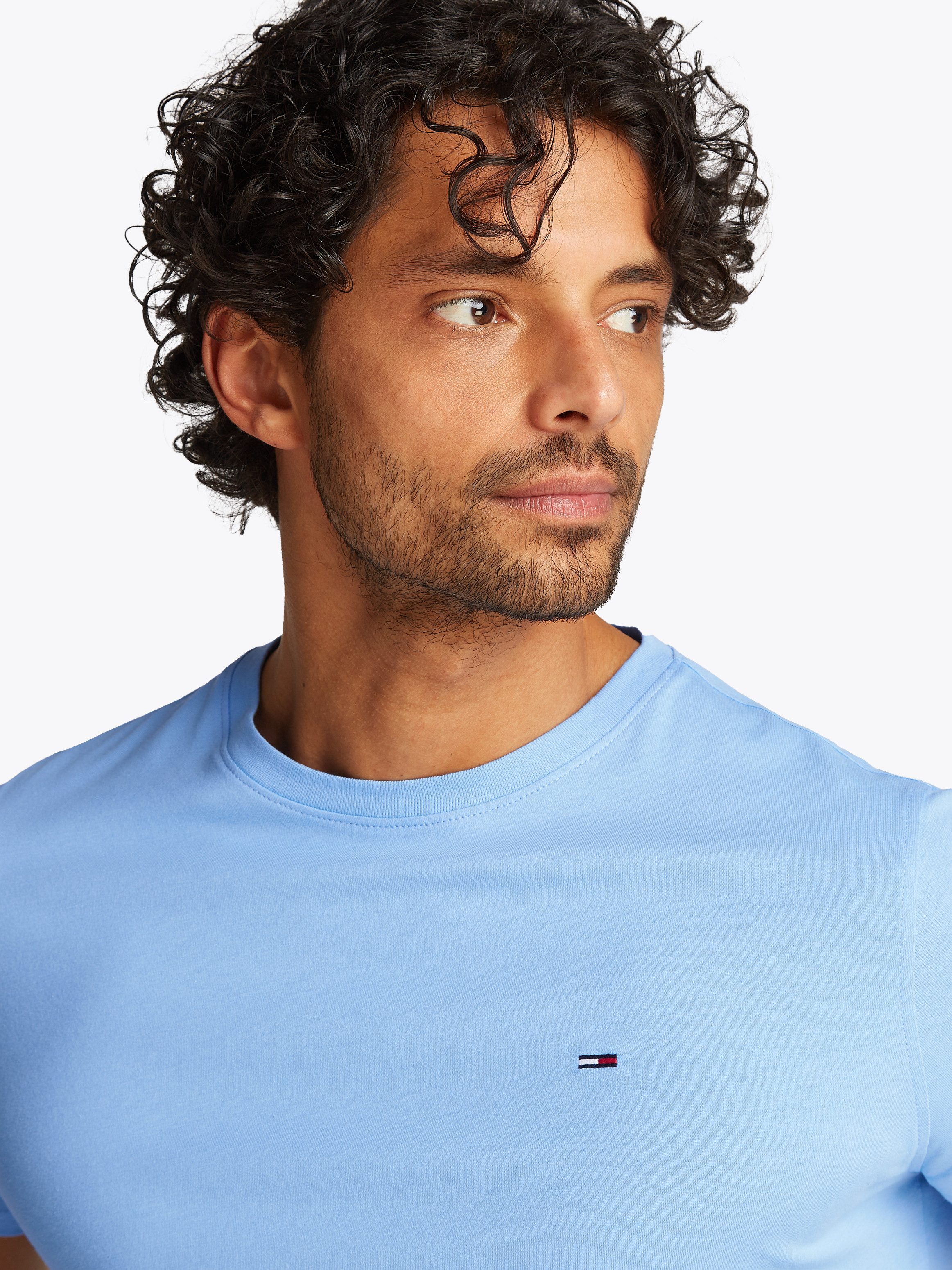 TOMMY JEANS Shirt met ronde hals TJM XSLIM 2PACK JERSEY TEE EXT (Set van 2)
