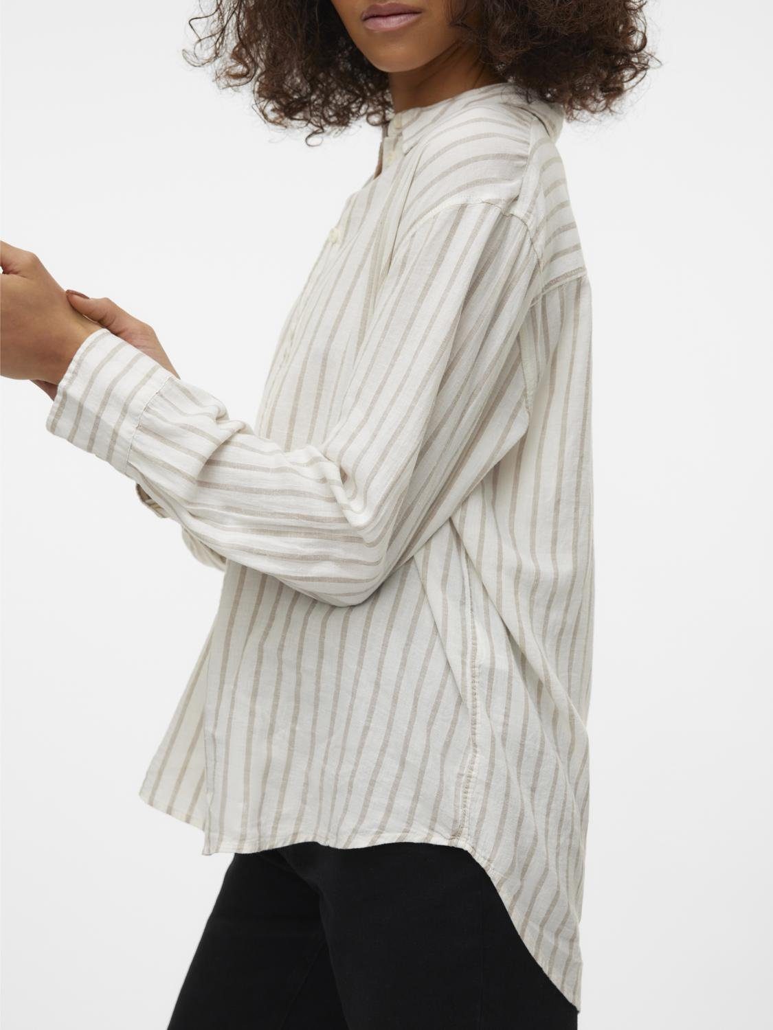 Vero Moda Overhemdblouse VMLINN LINEN LS SHIRT WVN NOOS hoogwaardige kwaliteit met linnen