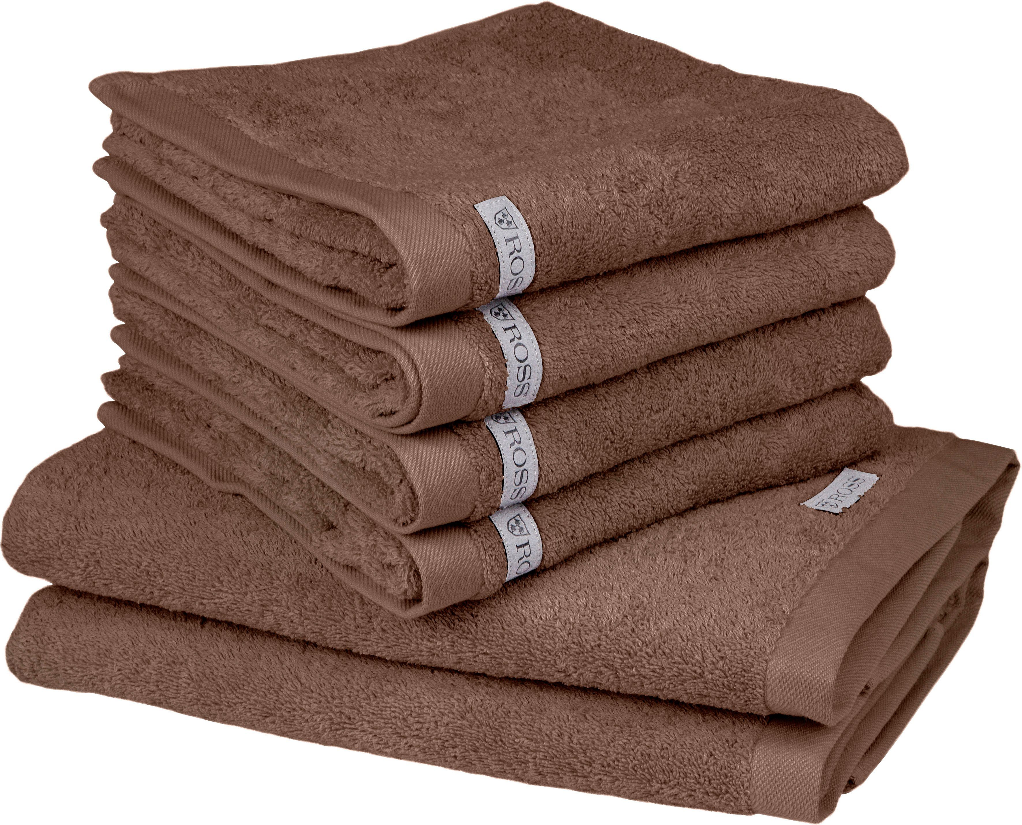 ROSS Handdoekenset Sinfonie bevat: handdoeken en badhanddoeken (set, 6-delig) handdoeken grijs