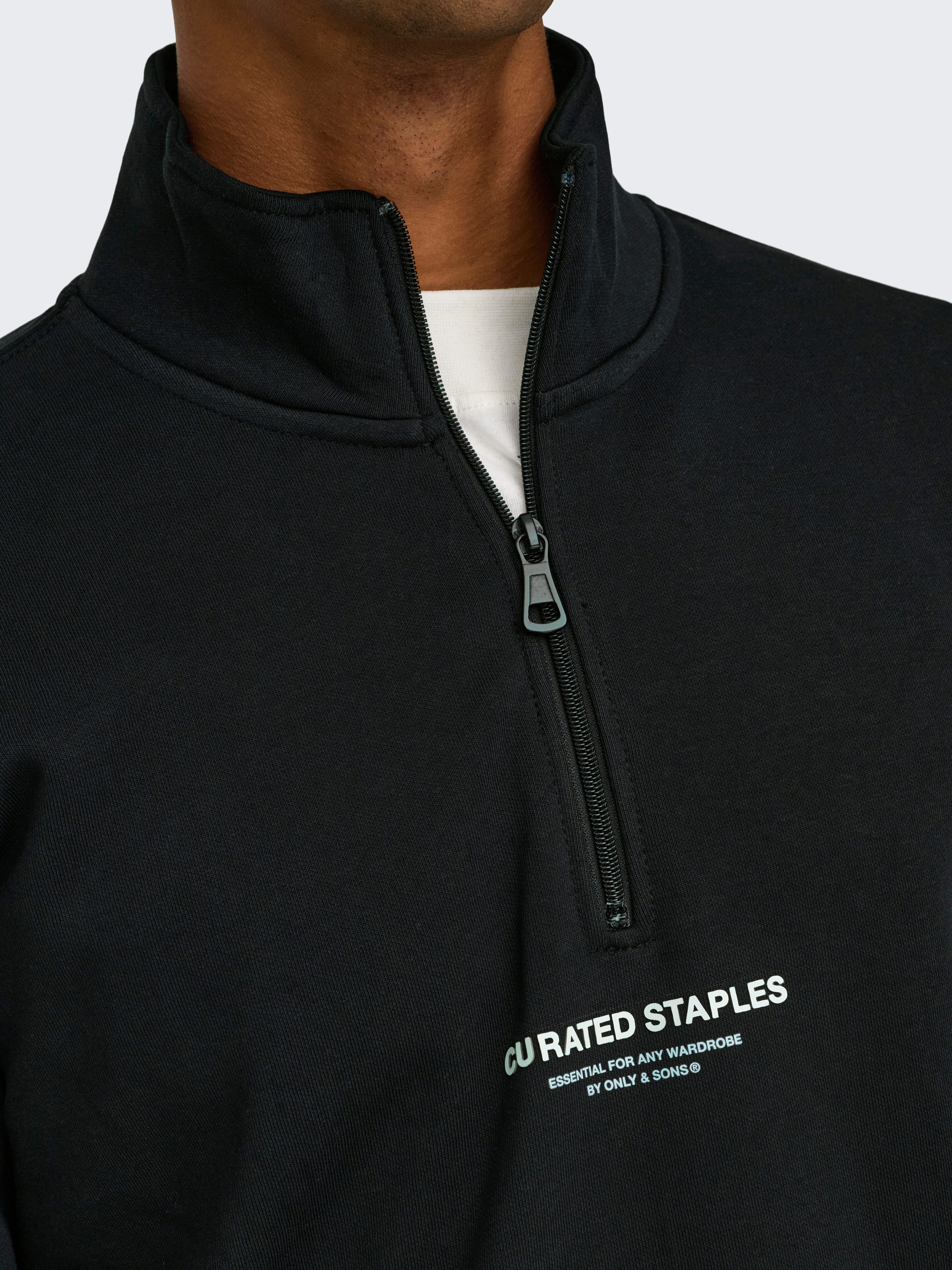 ONLY & SONS Sweatshirt ONSCURATED REG HALF ZIP SWEAT