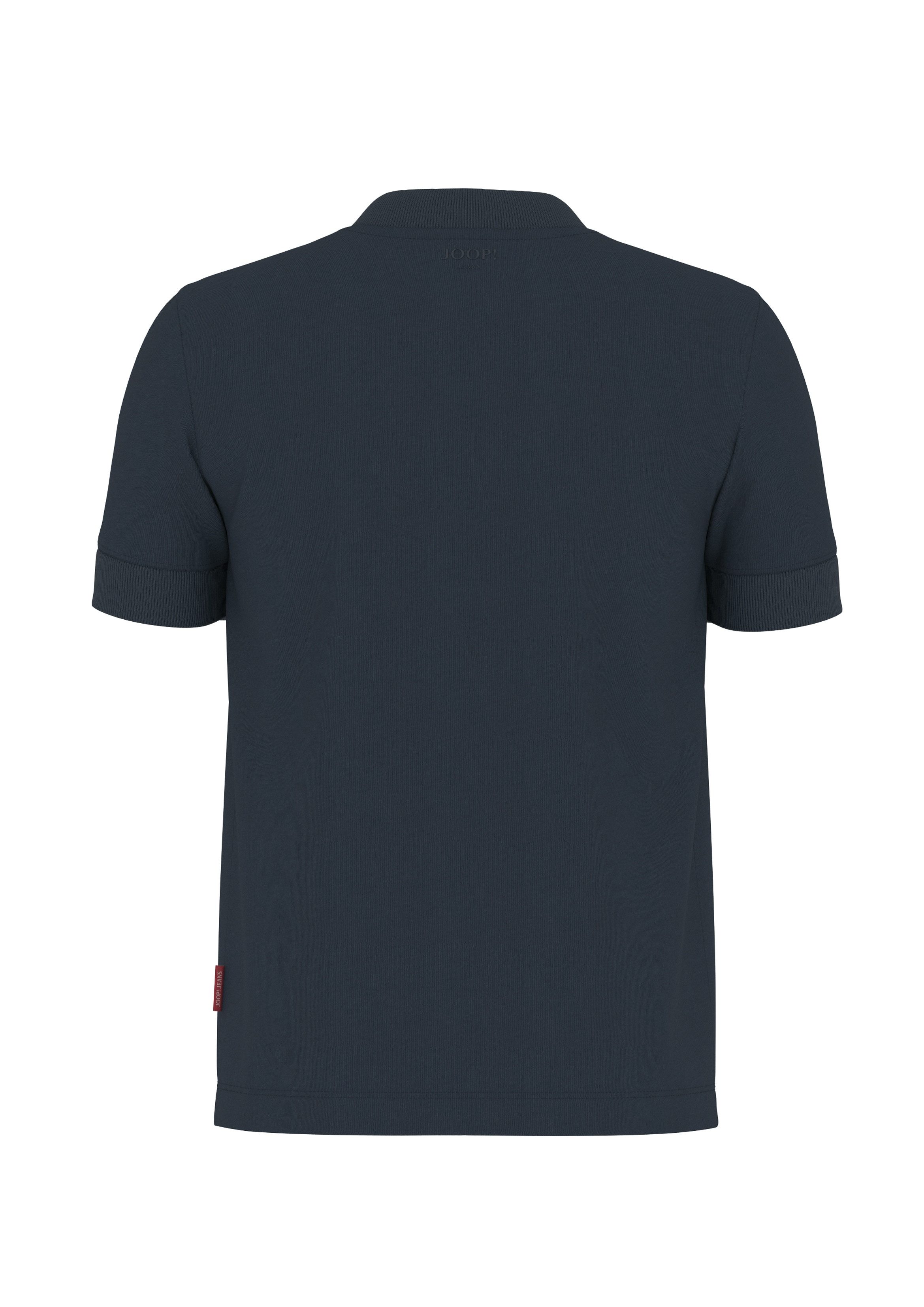 Joop Jeans Shirt met ronde hals Cedric Label aan de zijkant van de romp elastische ronde hals