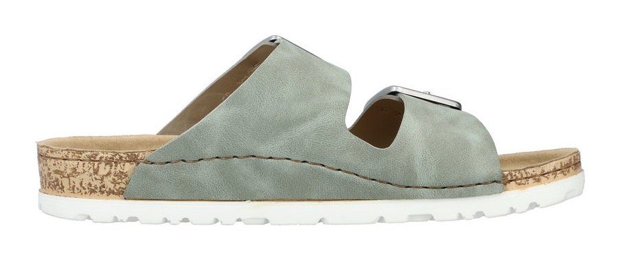 Rieker Slippers zomerschoen, slippers met verstelbare gespen