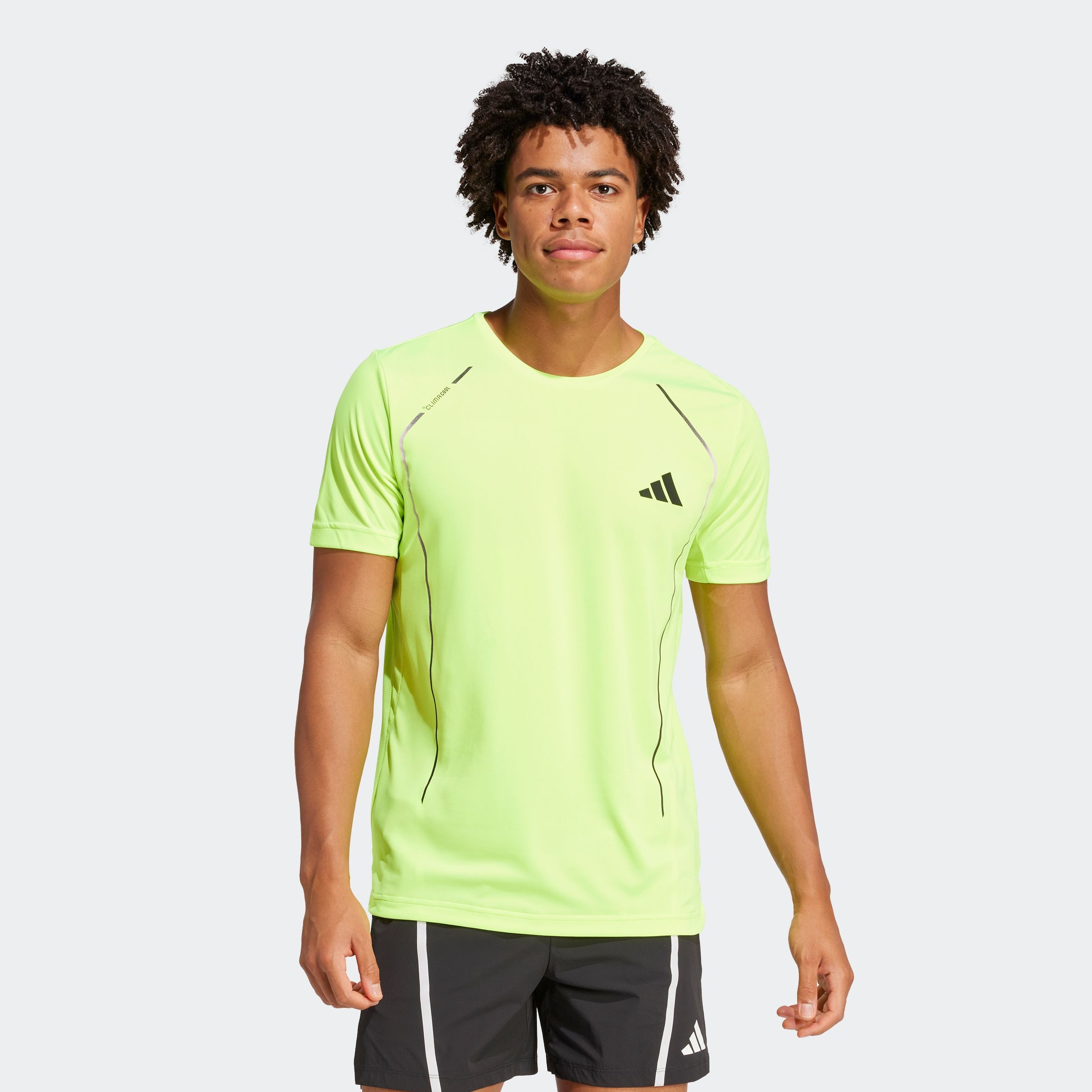 adidas Performance T-shirt TECH APP TEE heren t-shirts maat M groen