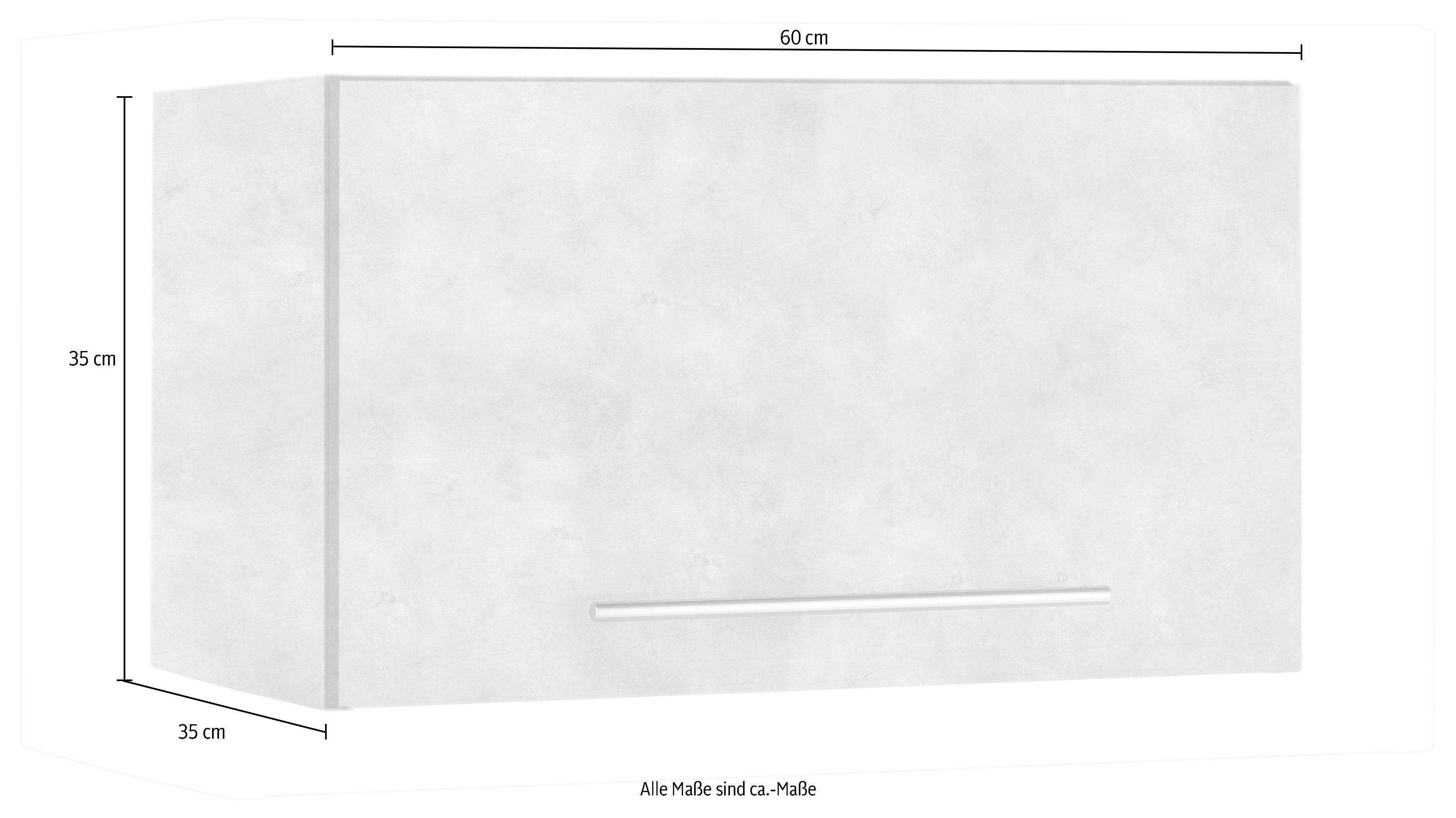 wiho Küchen Hangend kastje Flexi2 Breedte 60 cm, met 1 deur, rechts/links verwisselbaar