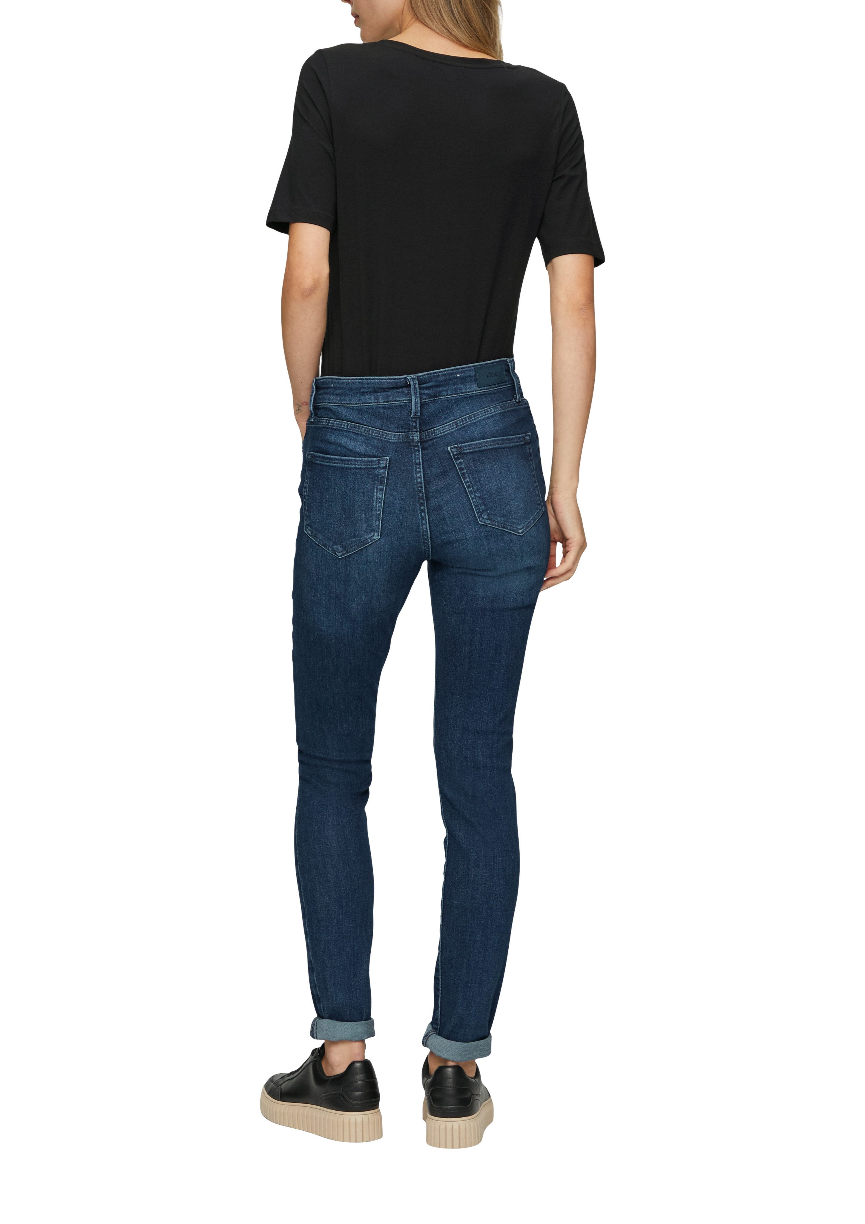 s.Oliver Skinny fit jeans Izabell skinny, met sterke wassing
