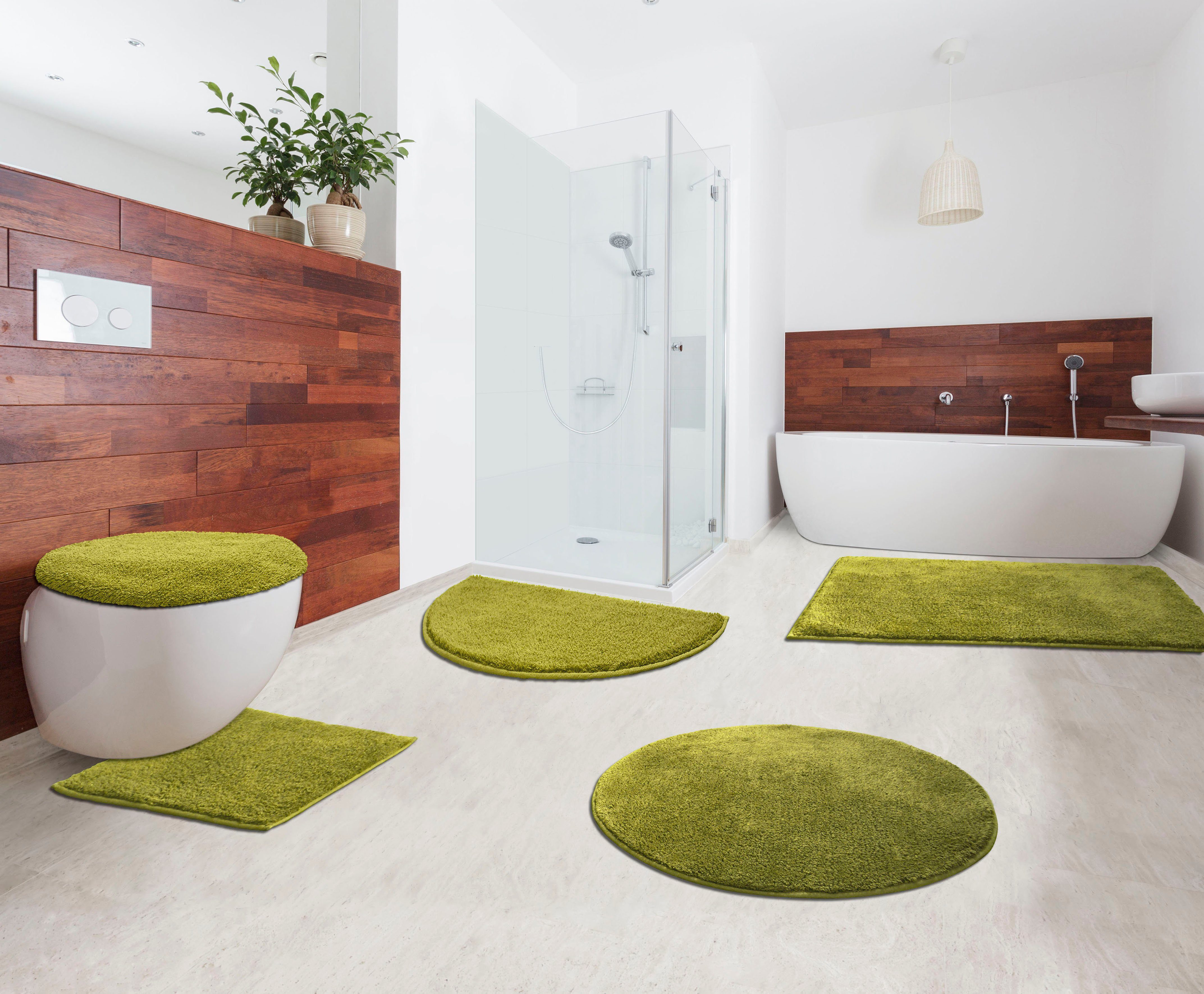 my home Badmat Maren Bio-katoen, badmat, badmatten ook als 3-delige set