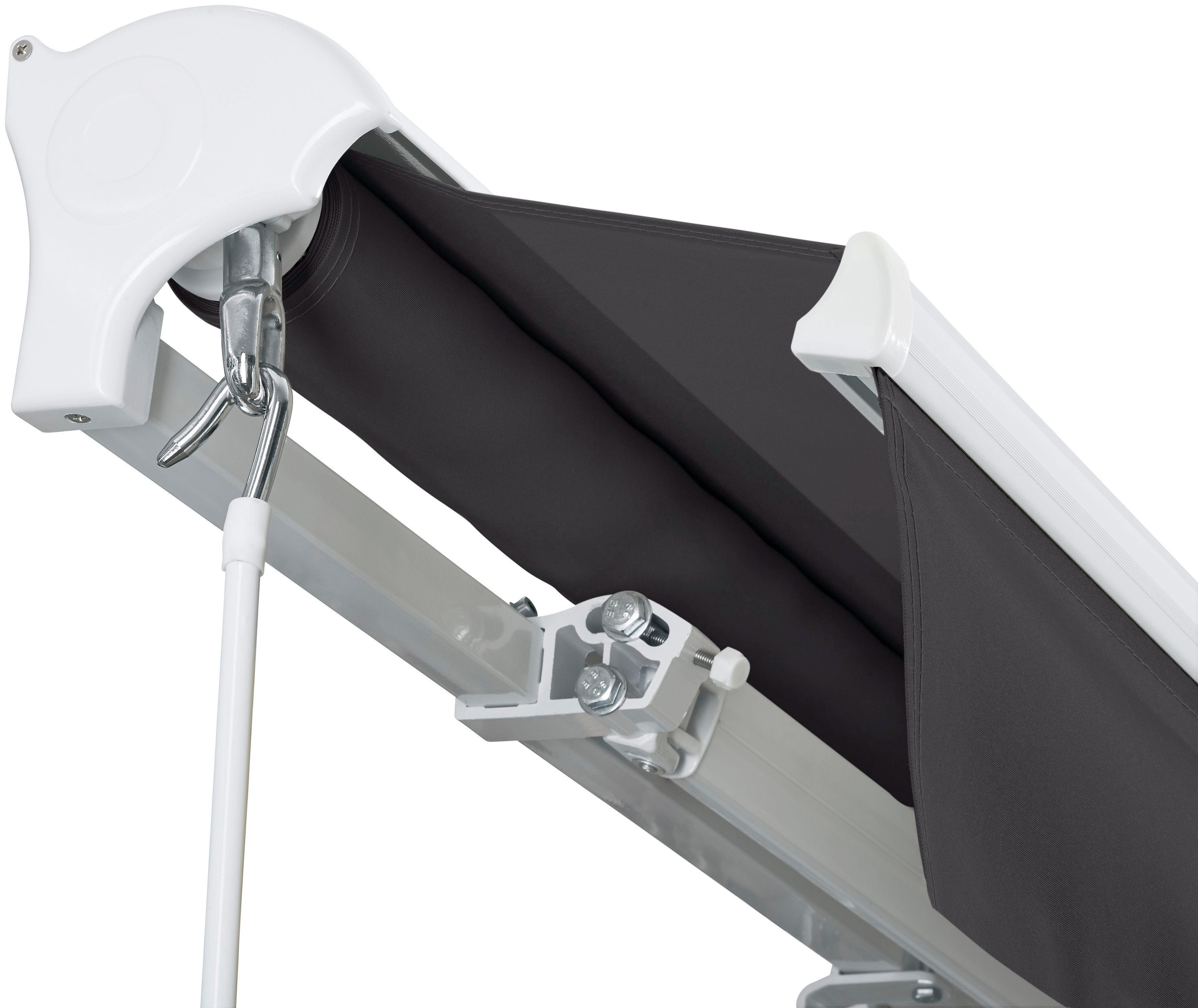 KONIFERA Zonnescherm met semi-cassette Breedte: 350 cm, uitval: 250 cm