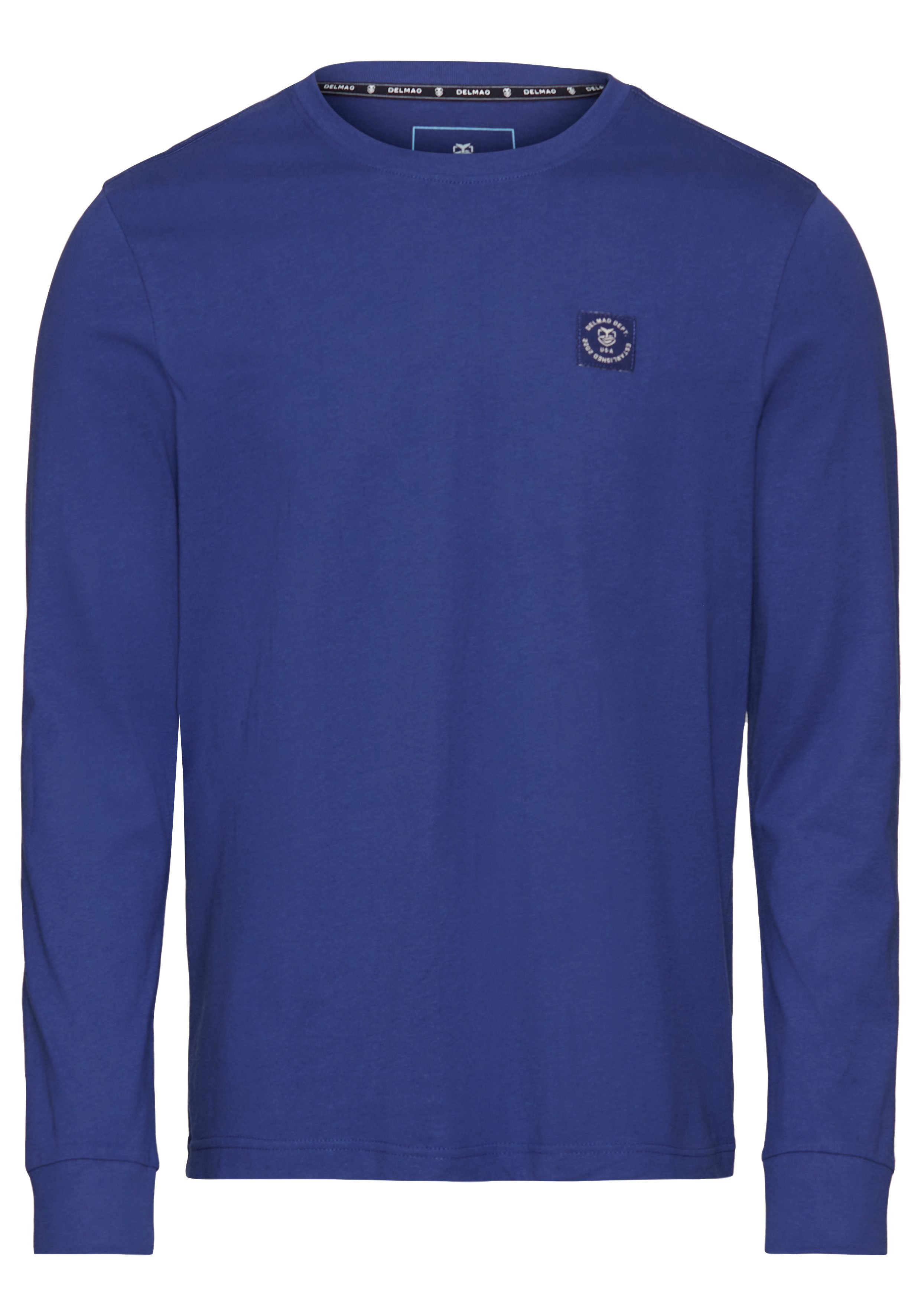 DELMAO Shirt met ronde hals met merklabel