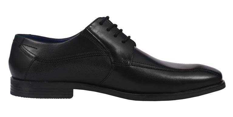 Bugatti Veterschoenen met zij-embossing, vrijetijdsschoen, lage schoen, veterschoen