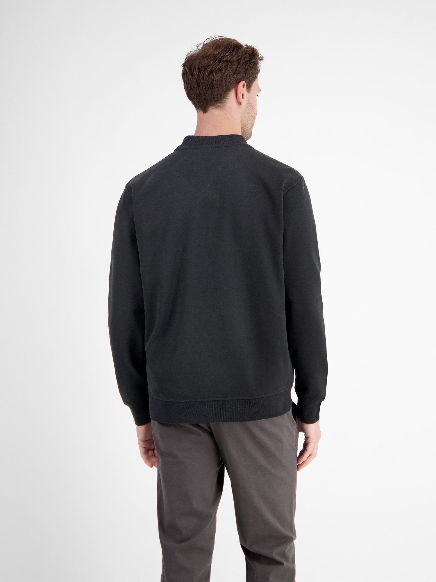 Lerros Sweatvest LERROS College-sweatjack voor heren