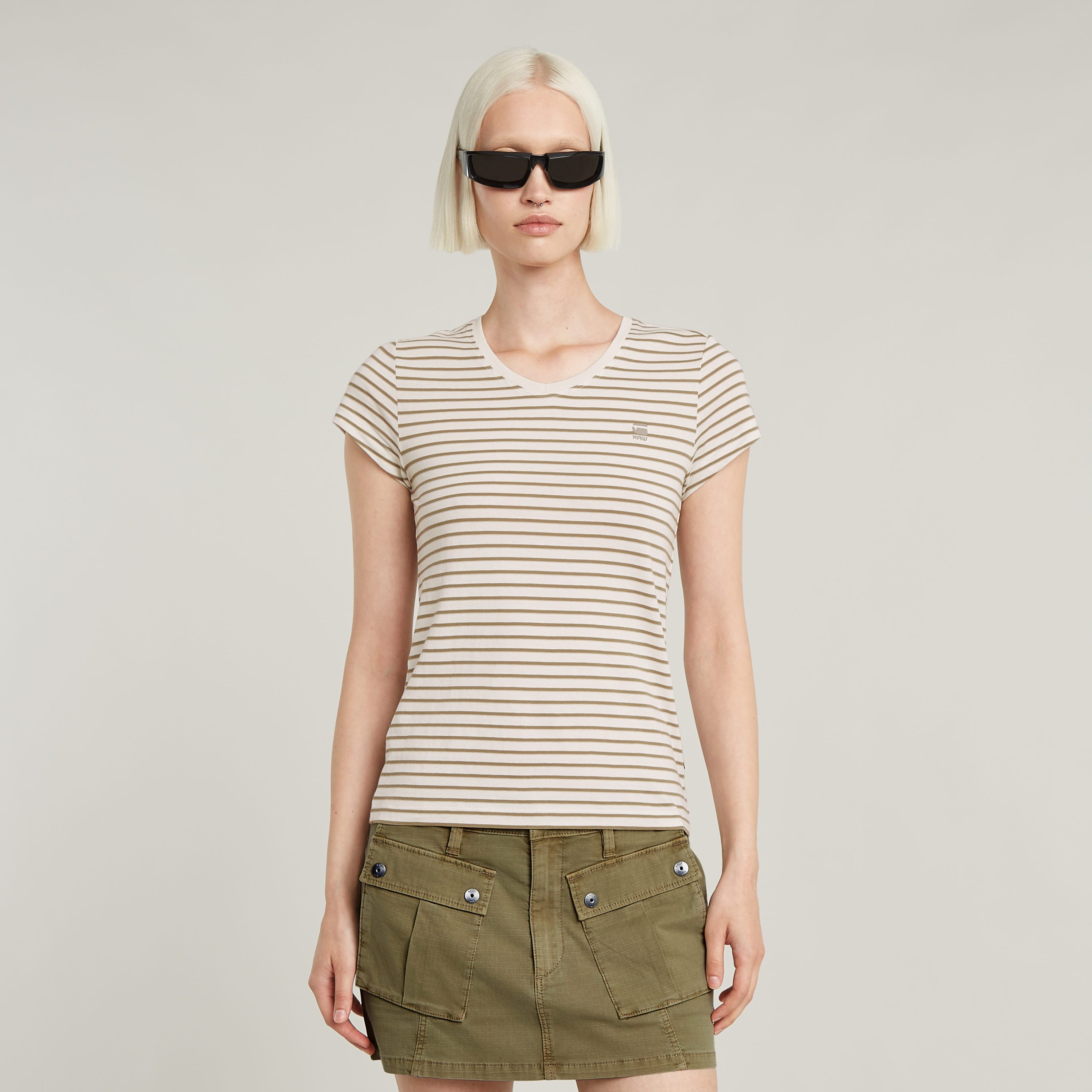 G-Star RAW Shirt met V-hals Eyben