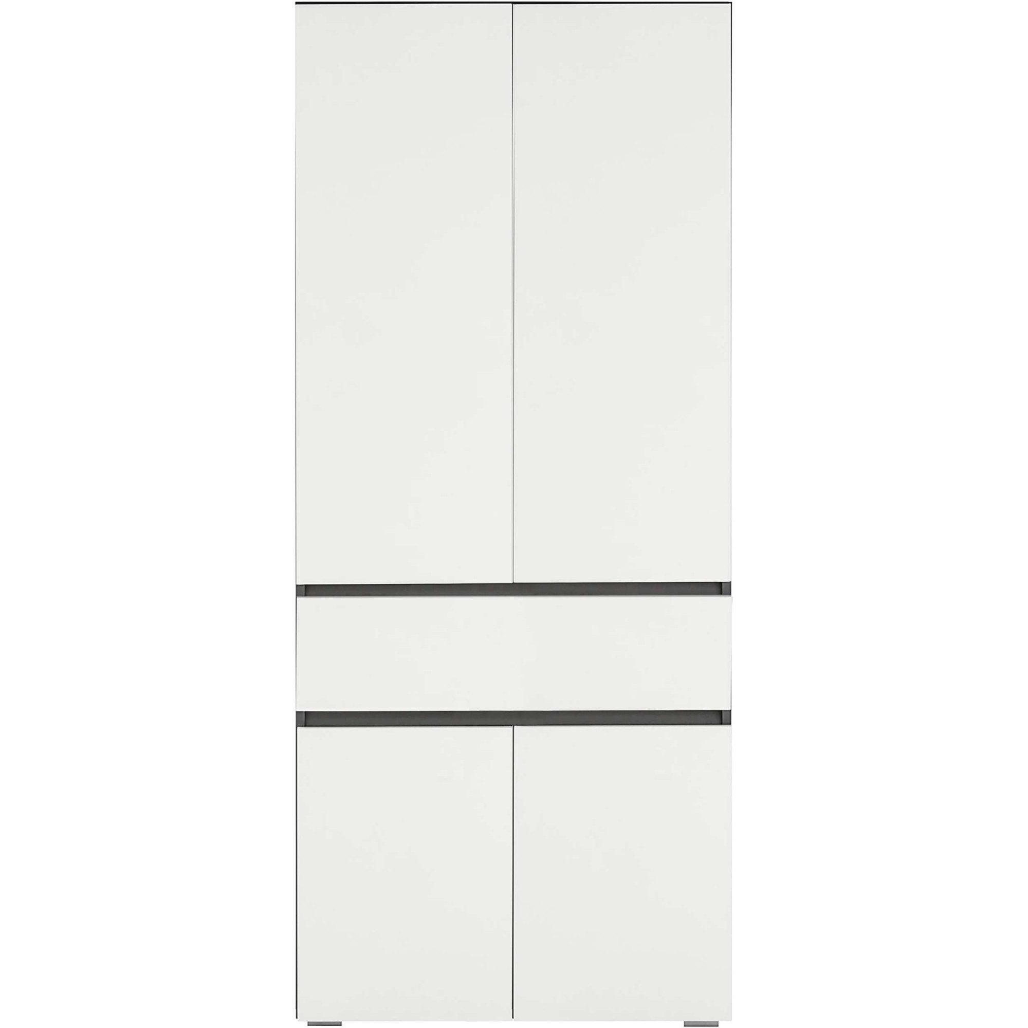 Home affaire Hoge kast Wisla met 4 deuren & 1 lade, breedte 76 cm, hoogte 180 cm
