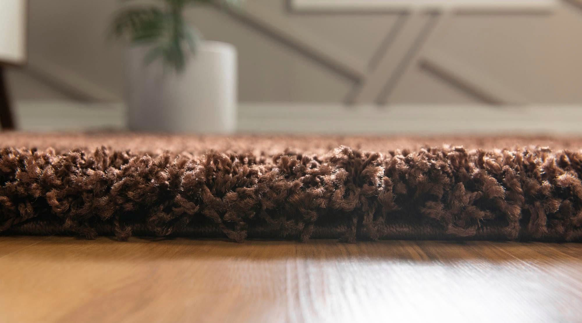 Myflair Möbel & Accessoires Hoogpolig vloerkleed Shaggy shag voorraadopruiming geweven, unikleurig, ideaal in de woonkamer & slaapkamer
