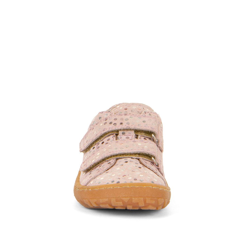 froddo® Klittenbandschoenen BAREFOOT BASE , bevestigings schoen, blote voeten schoen versierd met metallic stippen