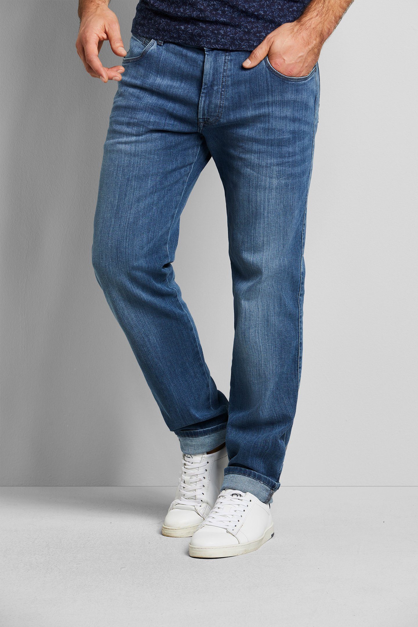 Bugatti 5-pocket jeans met power stretch