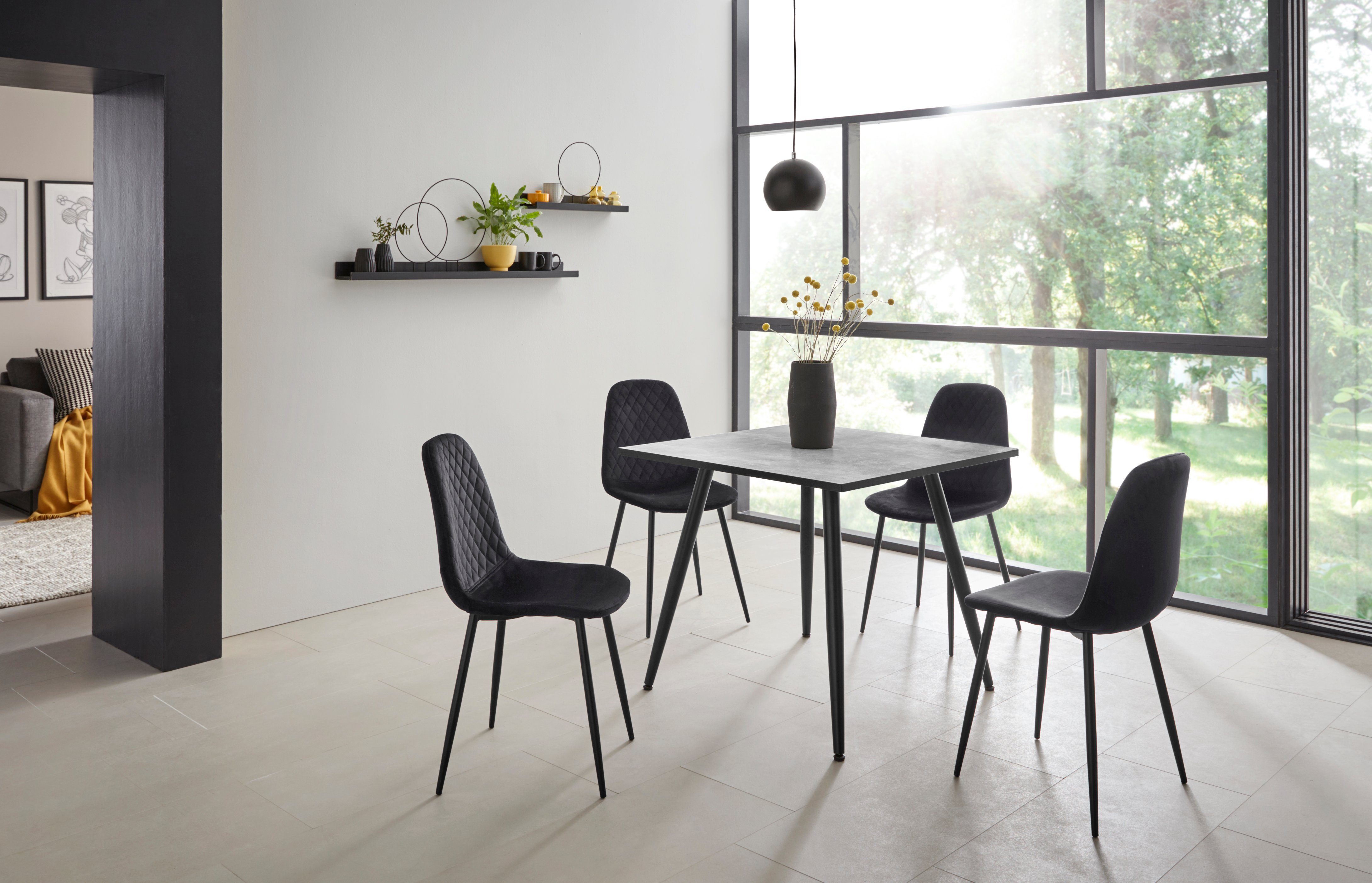 HELA Eetkamerstoel SABRINA 2 en 4 stuks, keukenstoel (set)