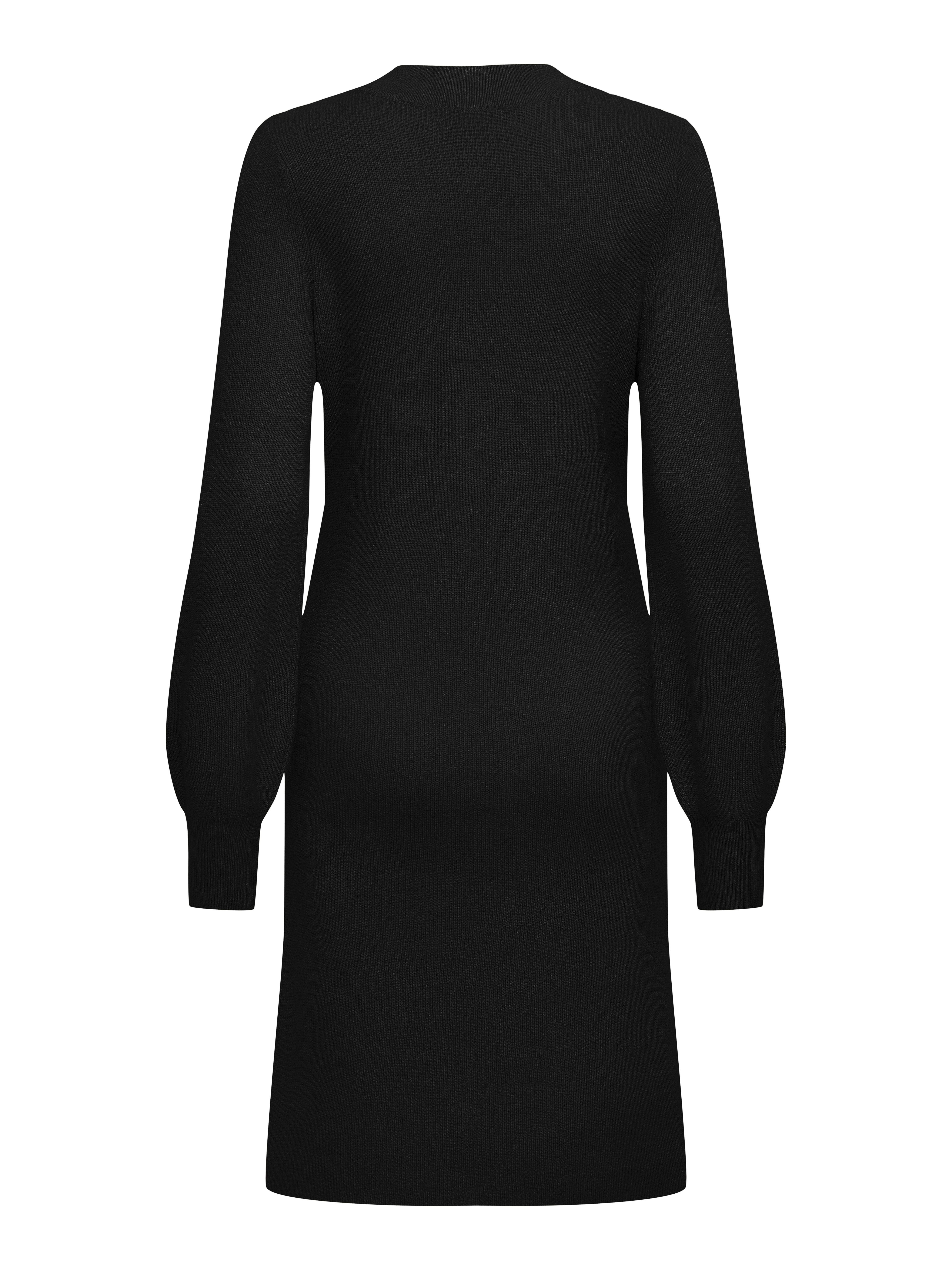 Only Gebreide jurk ONLKATIA LS V-NECK DRESS NCA KNT