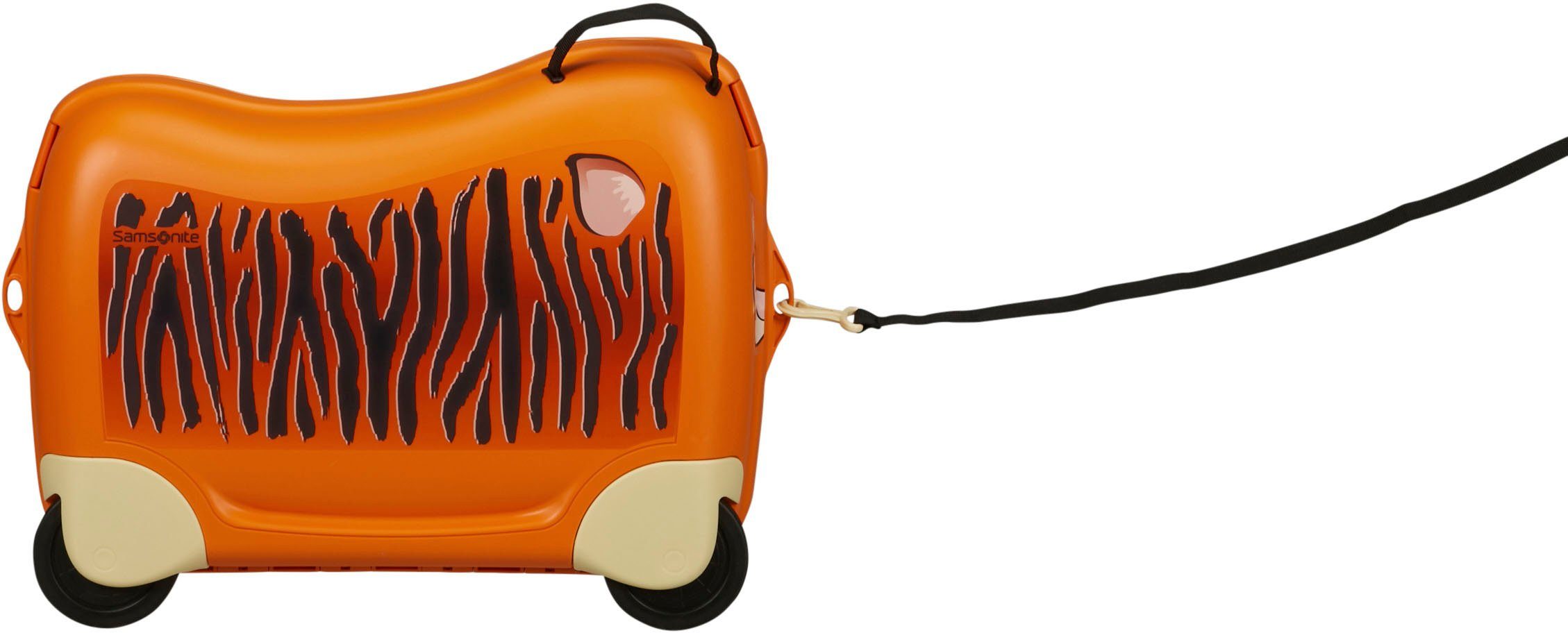 Samsonite Kinderkoffer Dream2Go Ride-on Trolley Tiger Kinder reisbagage handbagage-koffer om op te zitten en te trekken
