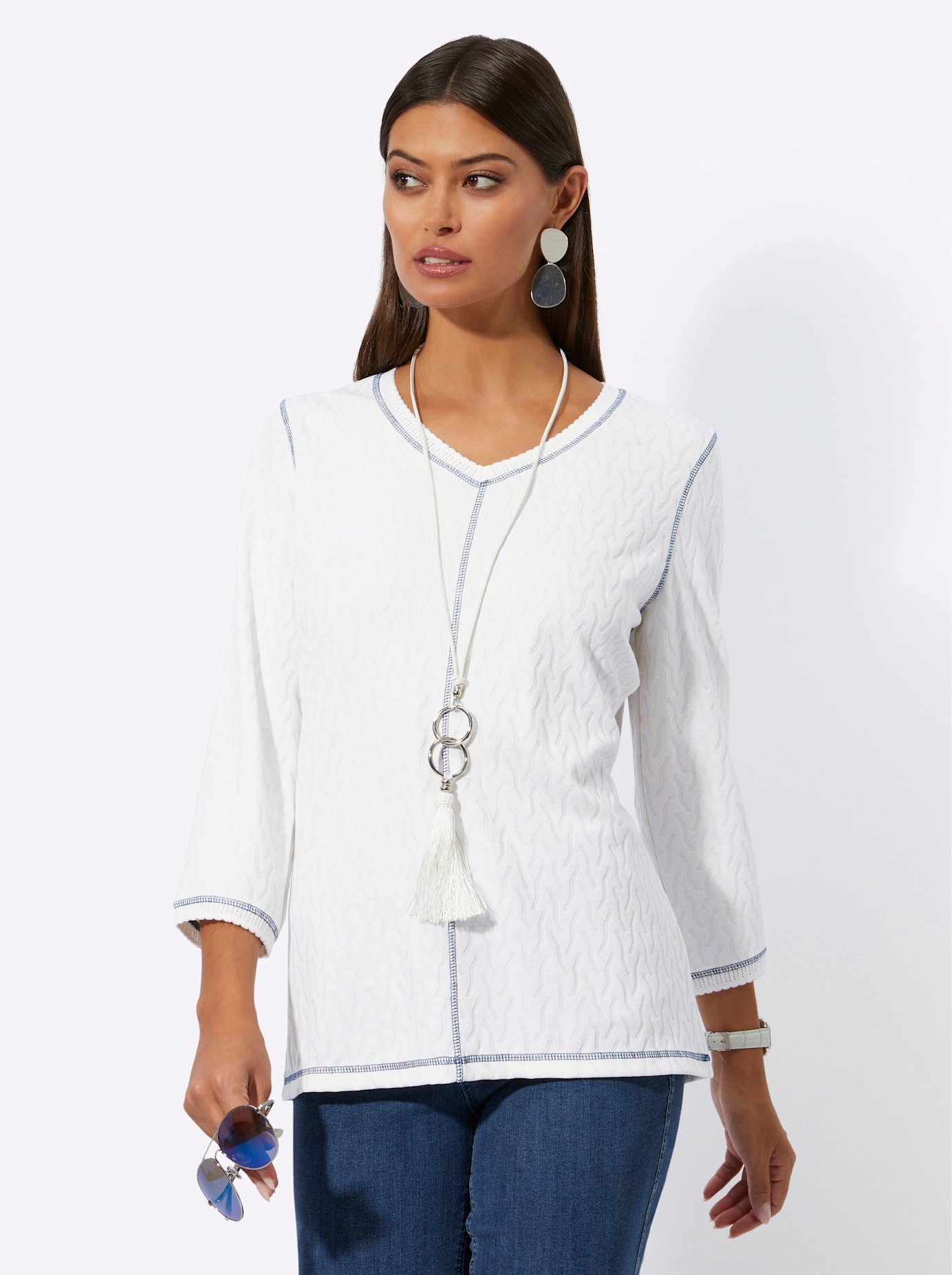 Creation L Shirt met 3/4 mouwen Shirt (1-delig)