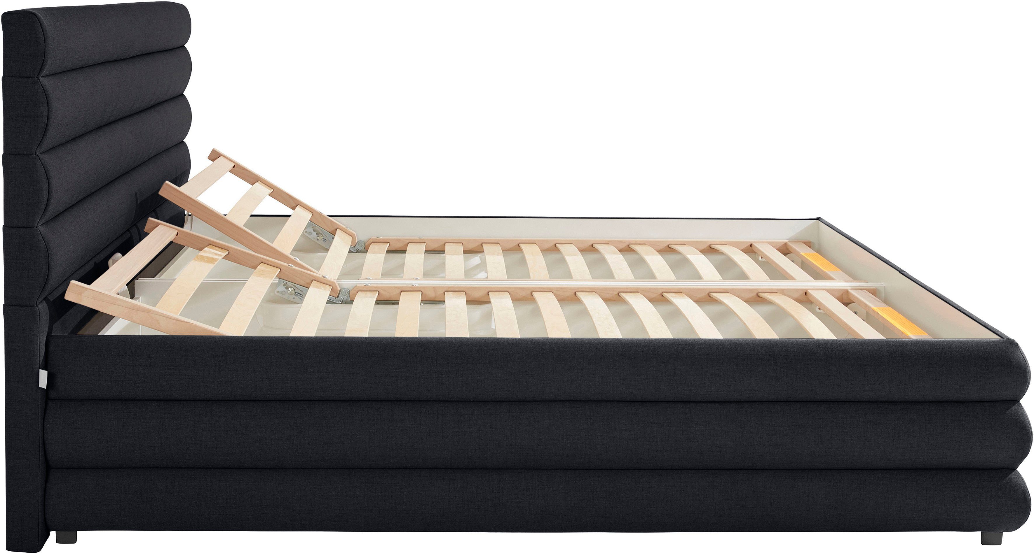 LeGer Home by Lena Gercke Gestoffeerd bed Maylis naar keuze met en zonder matras en lattenbodem, ook in 200 cm breedte