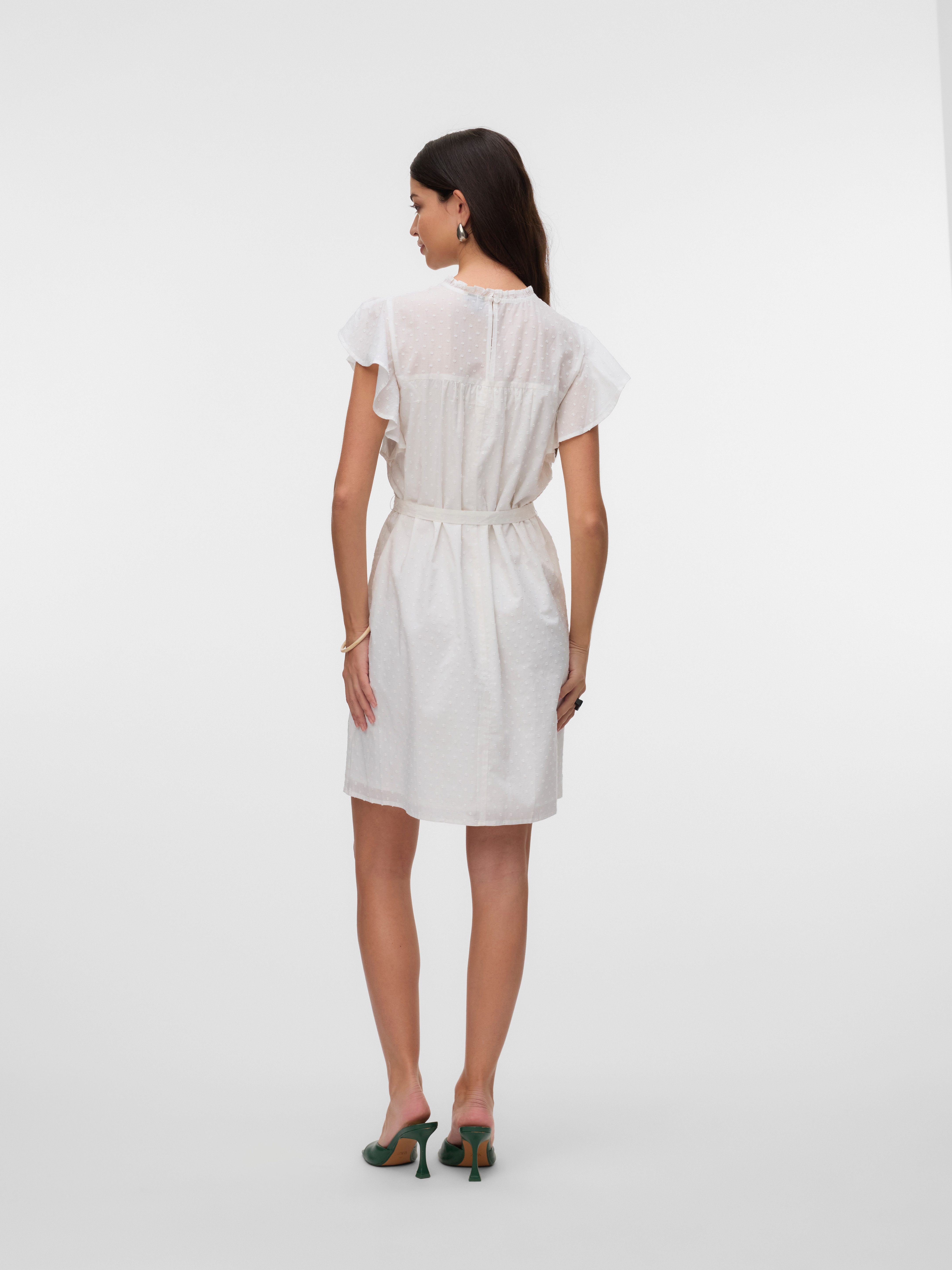 Vero Moda Mini-jurk VMTRINE SL SHORT LACE DRESS WVN GA NOOS