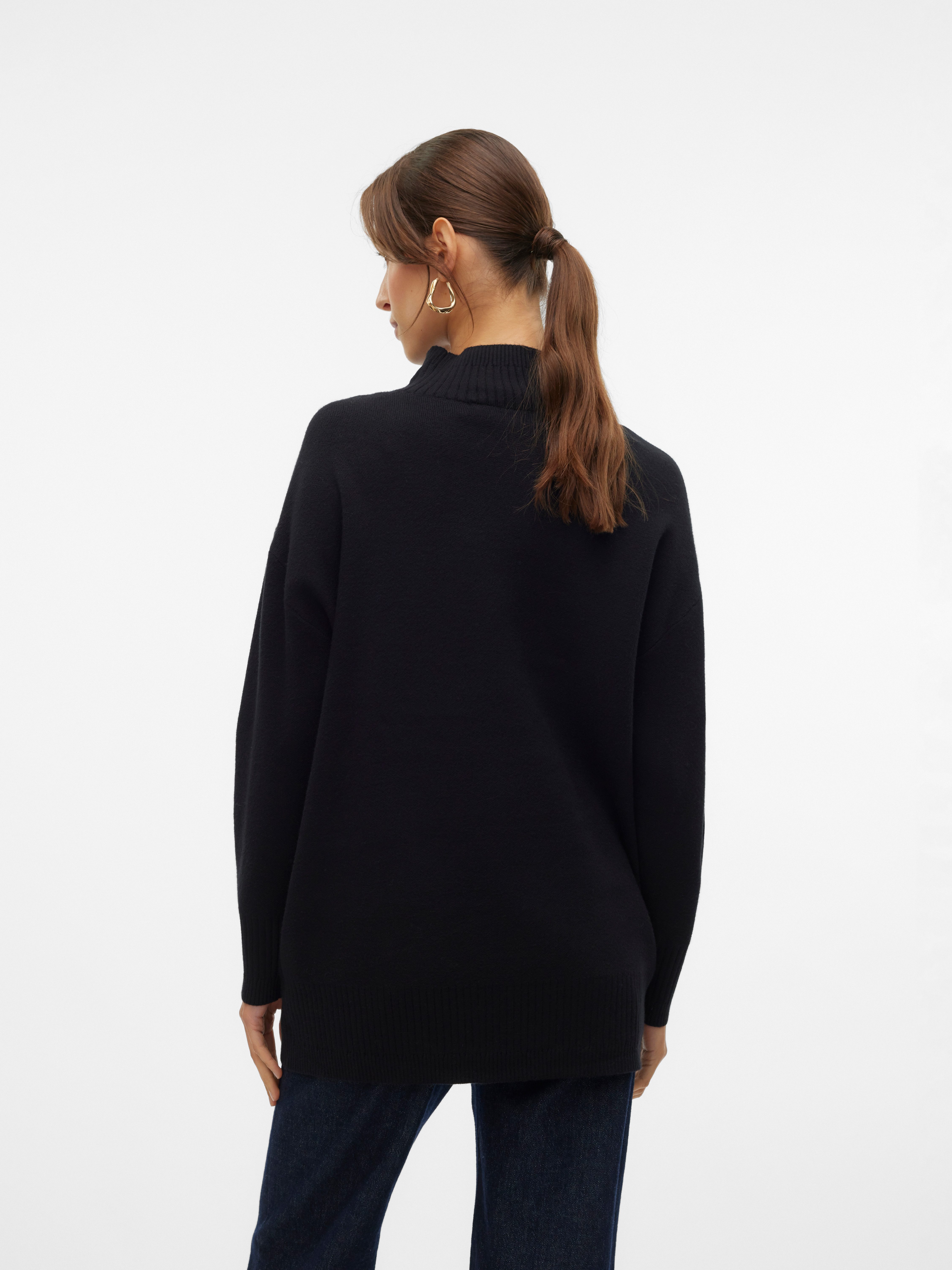 Vero Moda Gebreide trui VMGOLD LS HIGHNECK PULLOVER GA